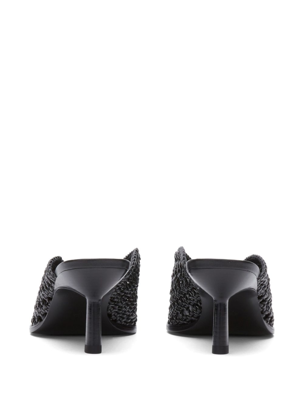 68mm macramé mules - 3