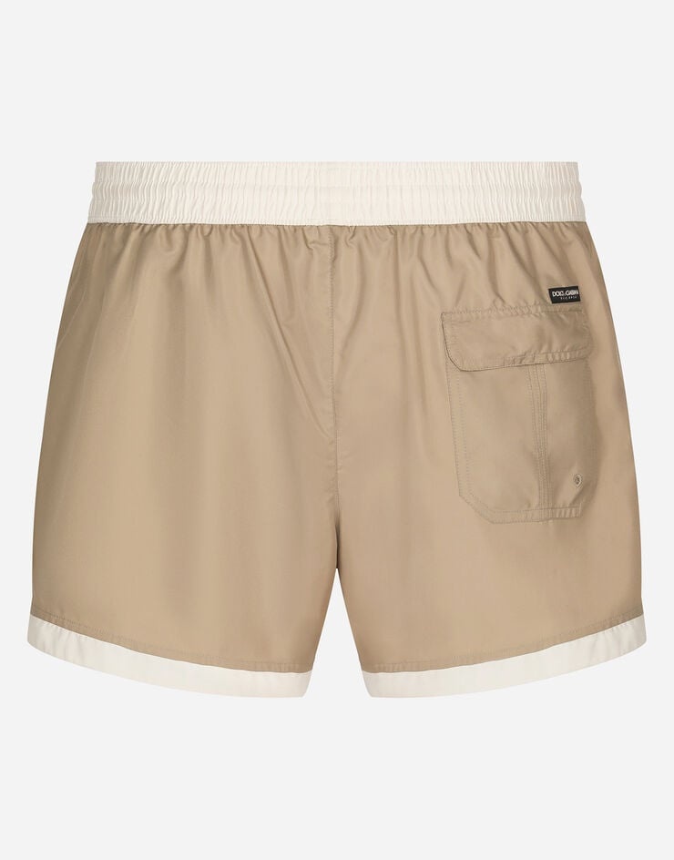 Swim shorts with contrasting borders - 2