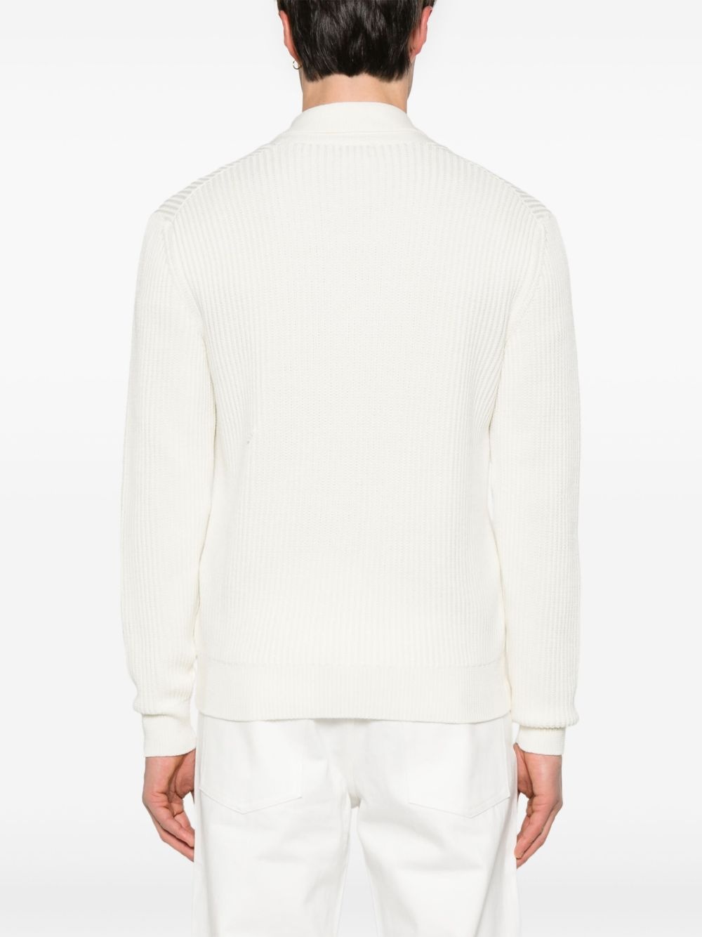 shawl collar sweater - 4