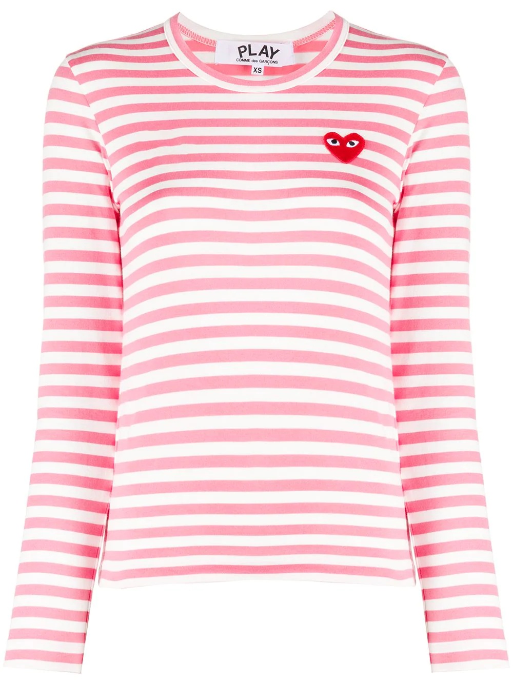 striped cotton sweatshirt - 1