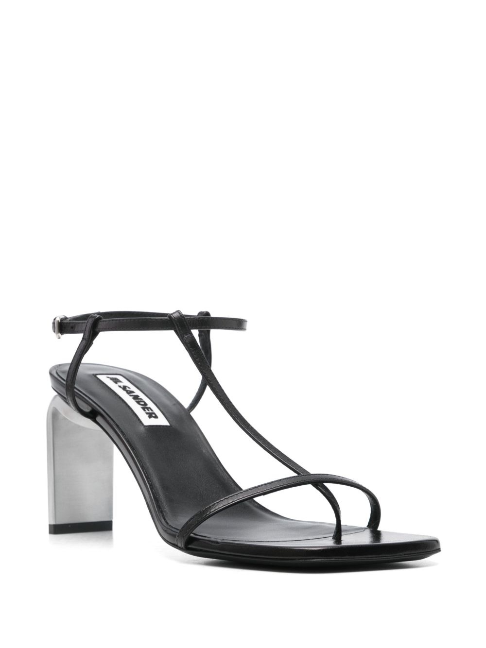 80mm leather sandals - 2