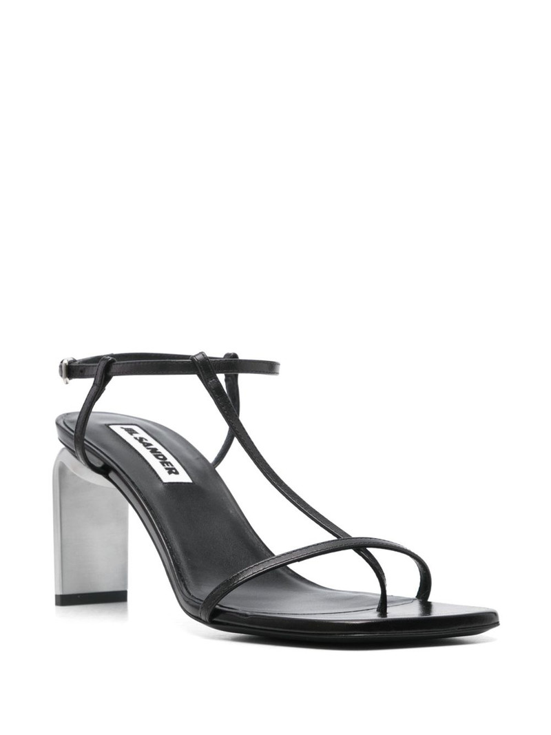 Jil Sander 80mm leather sandals outlook