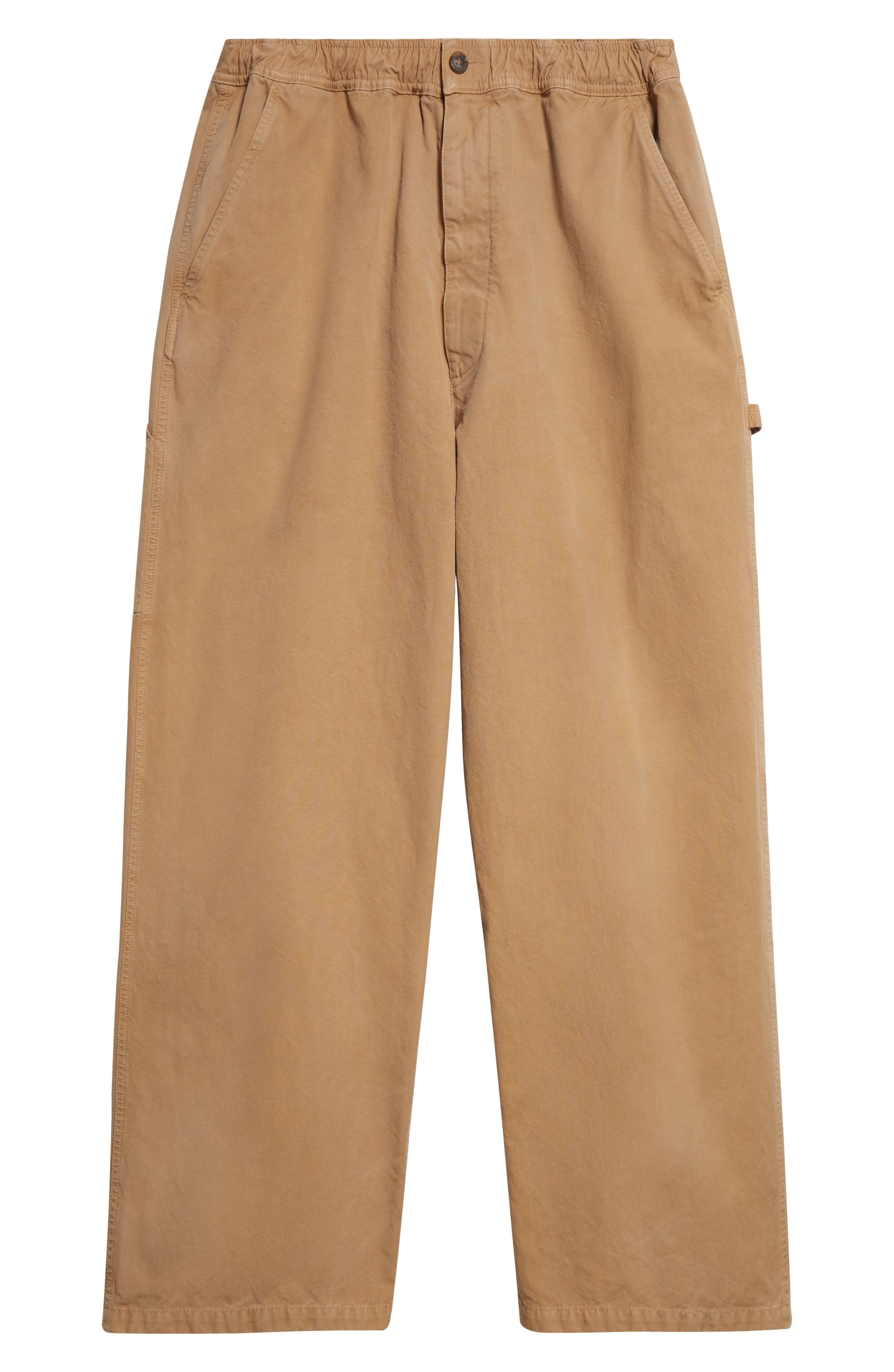 MM6 Maison Margiela Elastic Waist Carpenter Pants in Ocre at Nordstrom - 5