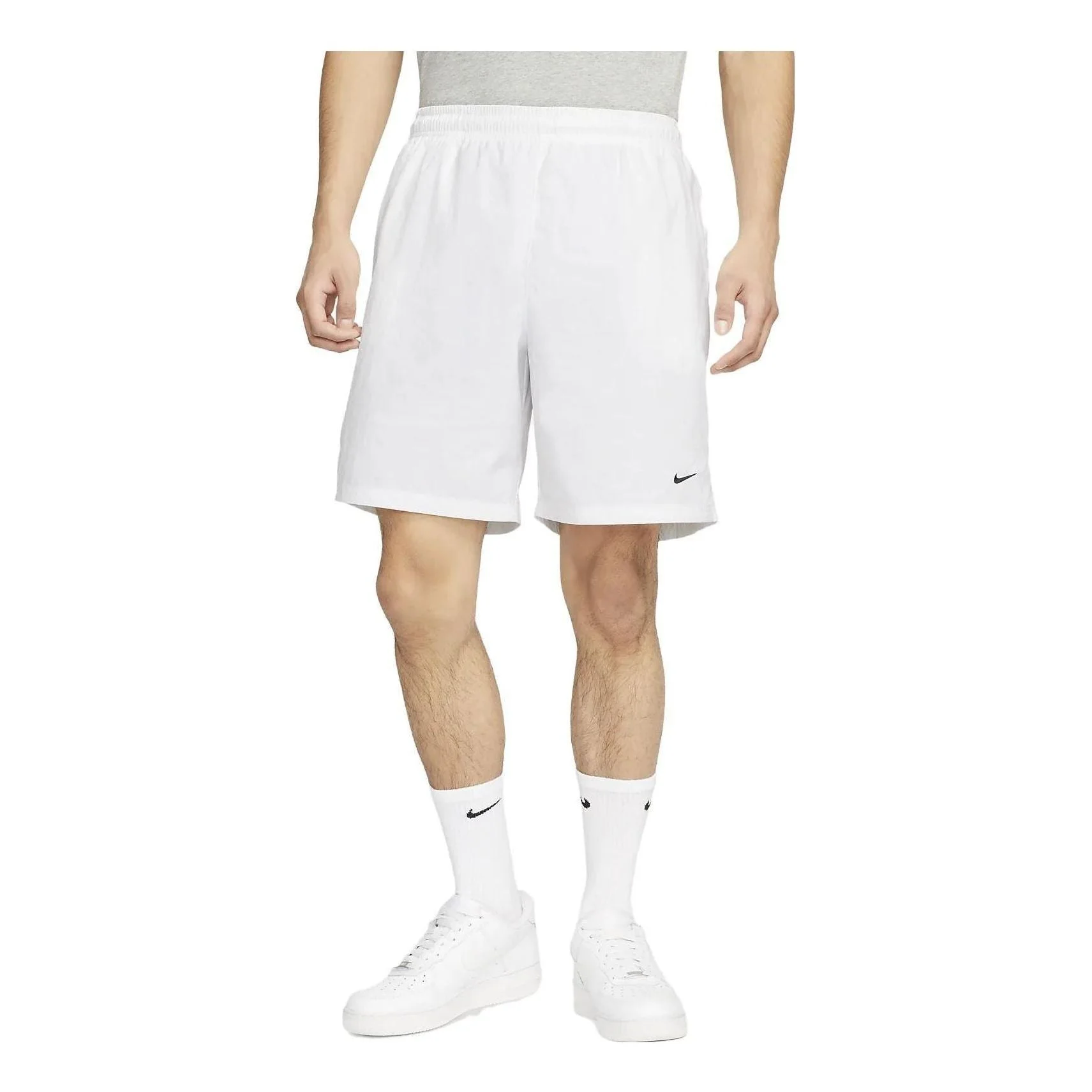 Nike Solo Swoosh Woven Shorts 'White' DX0750-100 - 1