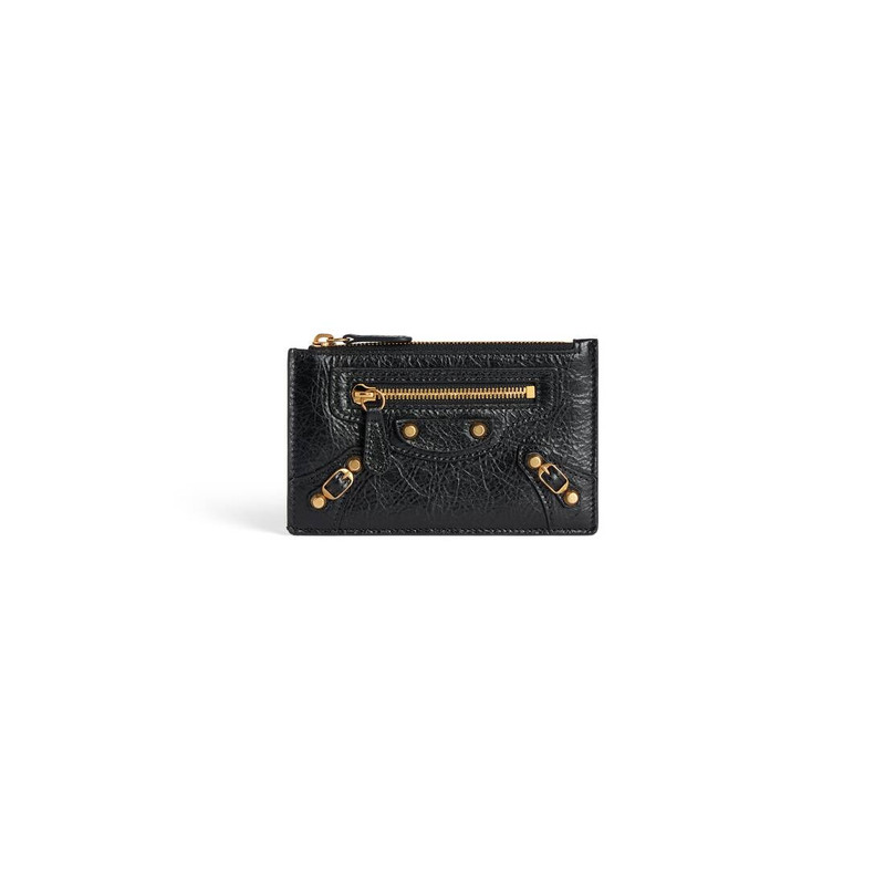 Women's Le City Long Coin And Card Holder in Black 1
