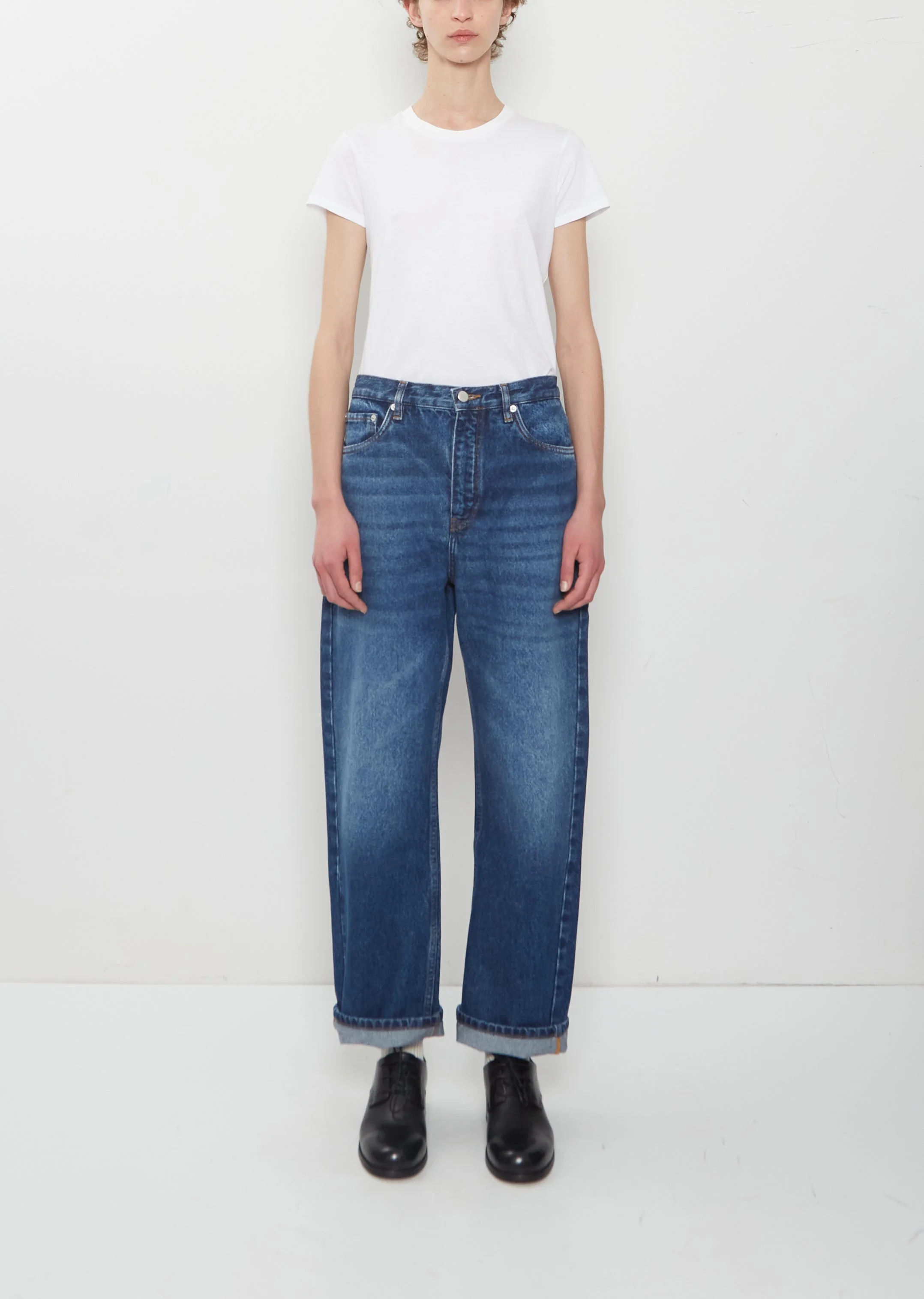 Wide Leg Forward Seam Pant - 1