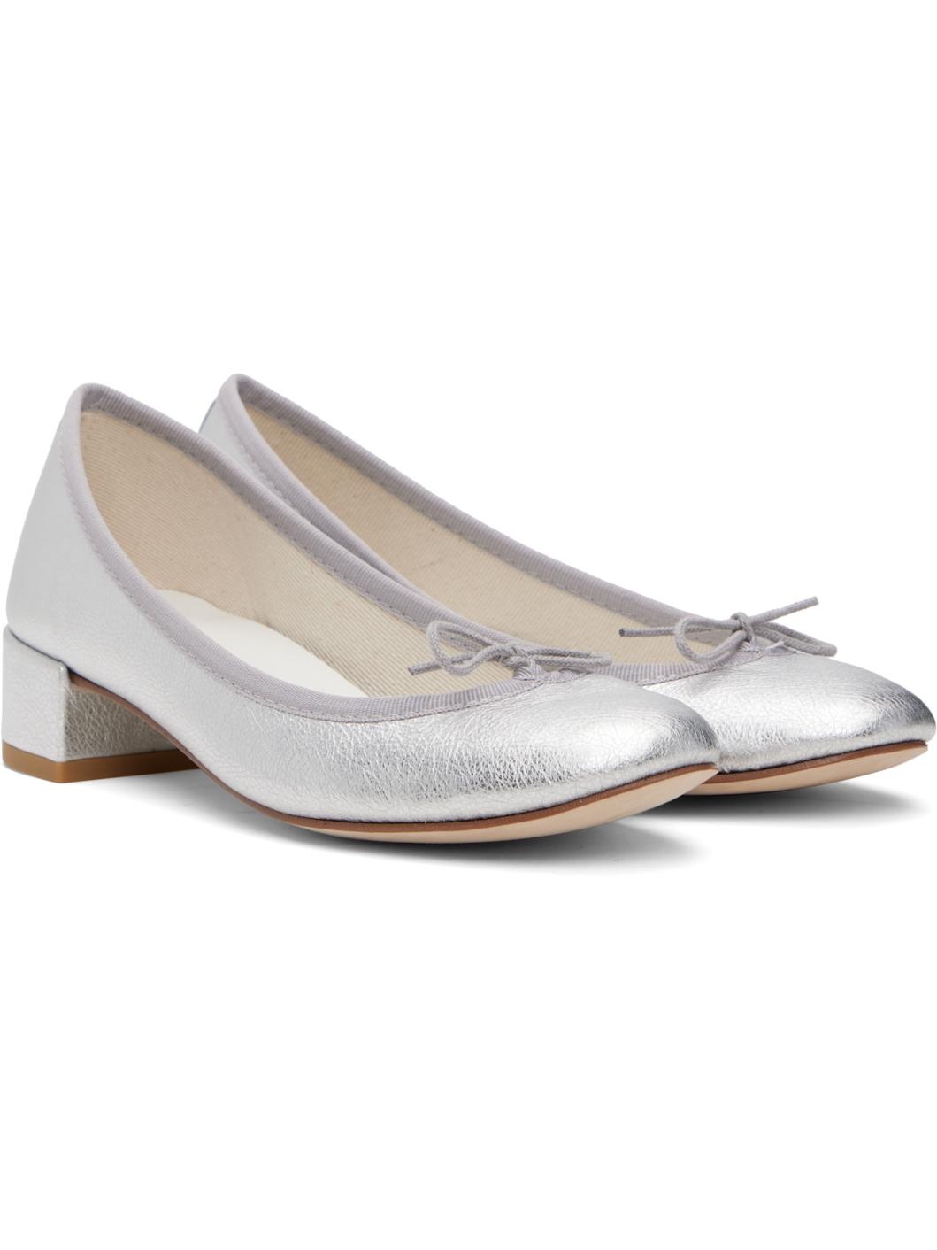 Silver Camille Heels - 4