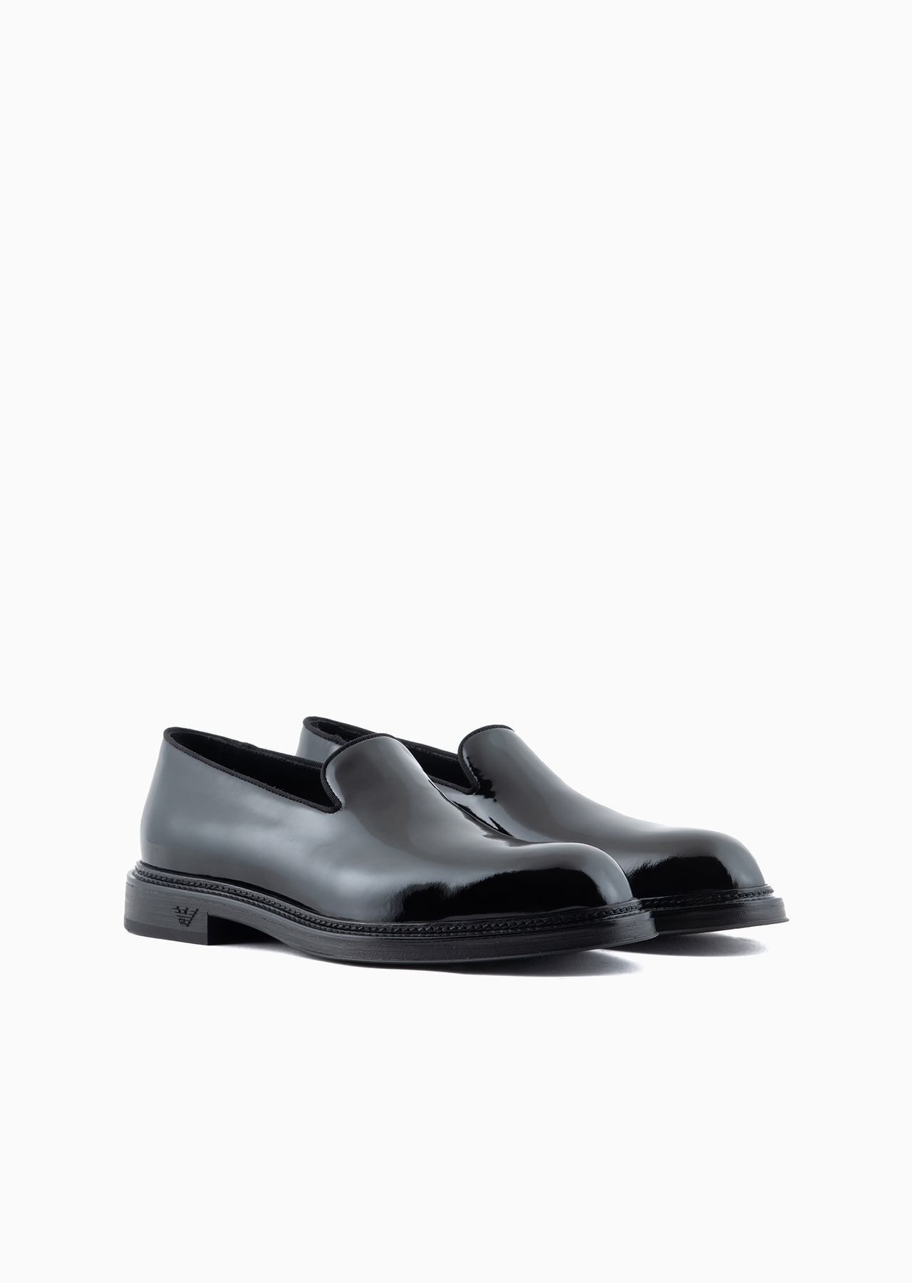 Patent-leather slipper loafers - 2