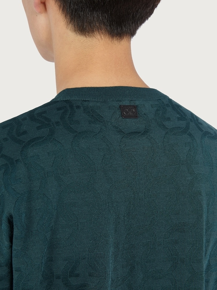 JACQUARD GANCINI SWEATER - 4