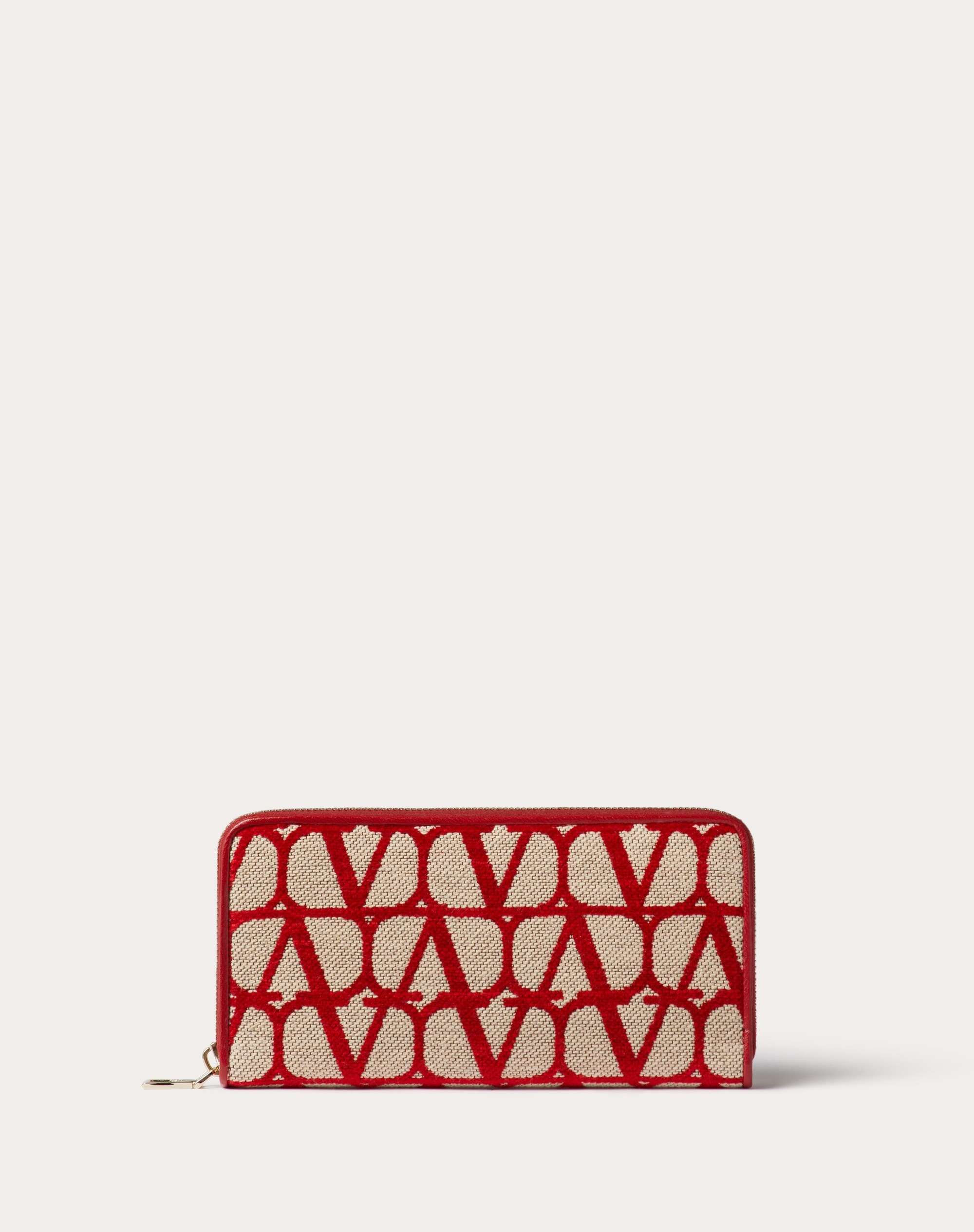 TOILE ICONOGRAPHE ZIPPER WALLET - 1