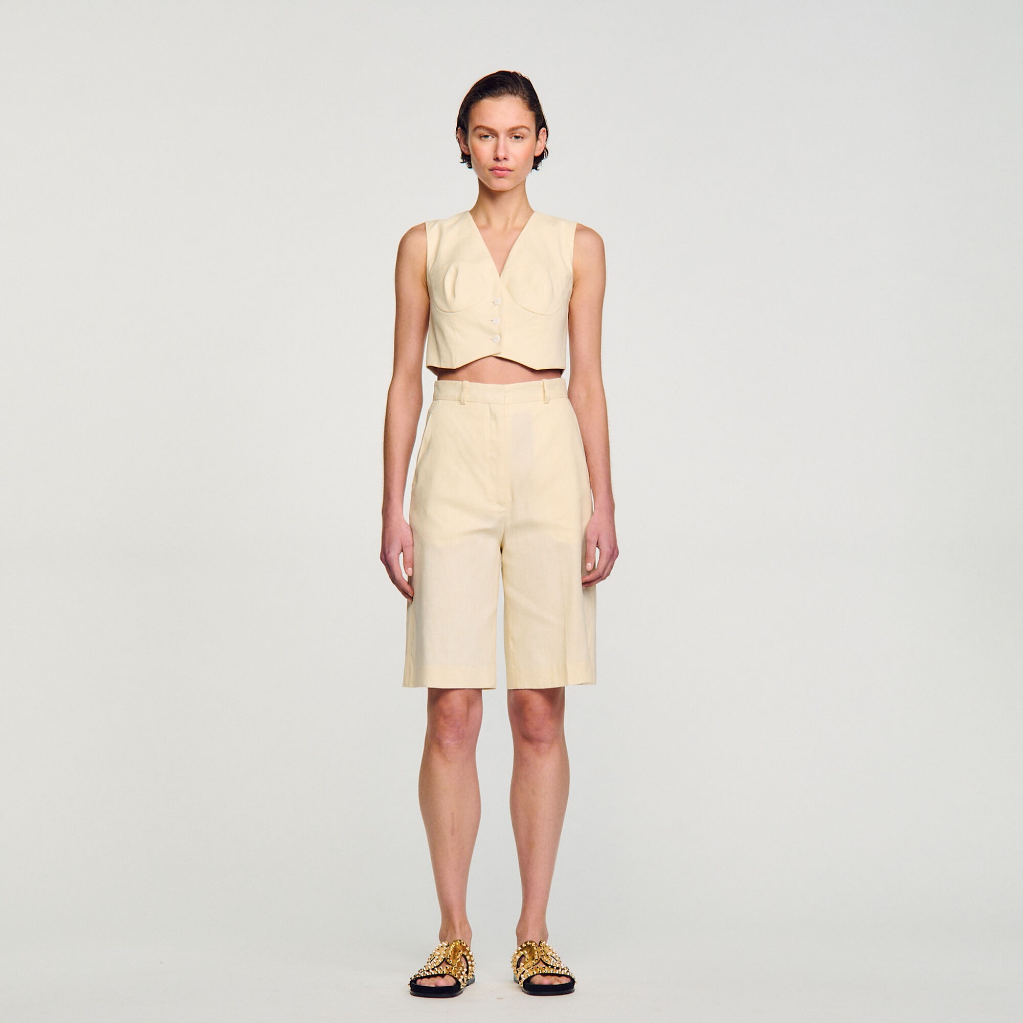 STRAIGHT-LEG BERMUDA SHORTS - 3