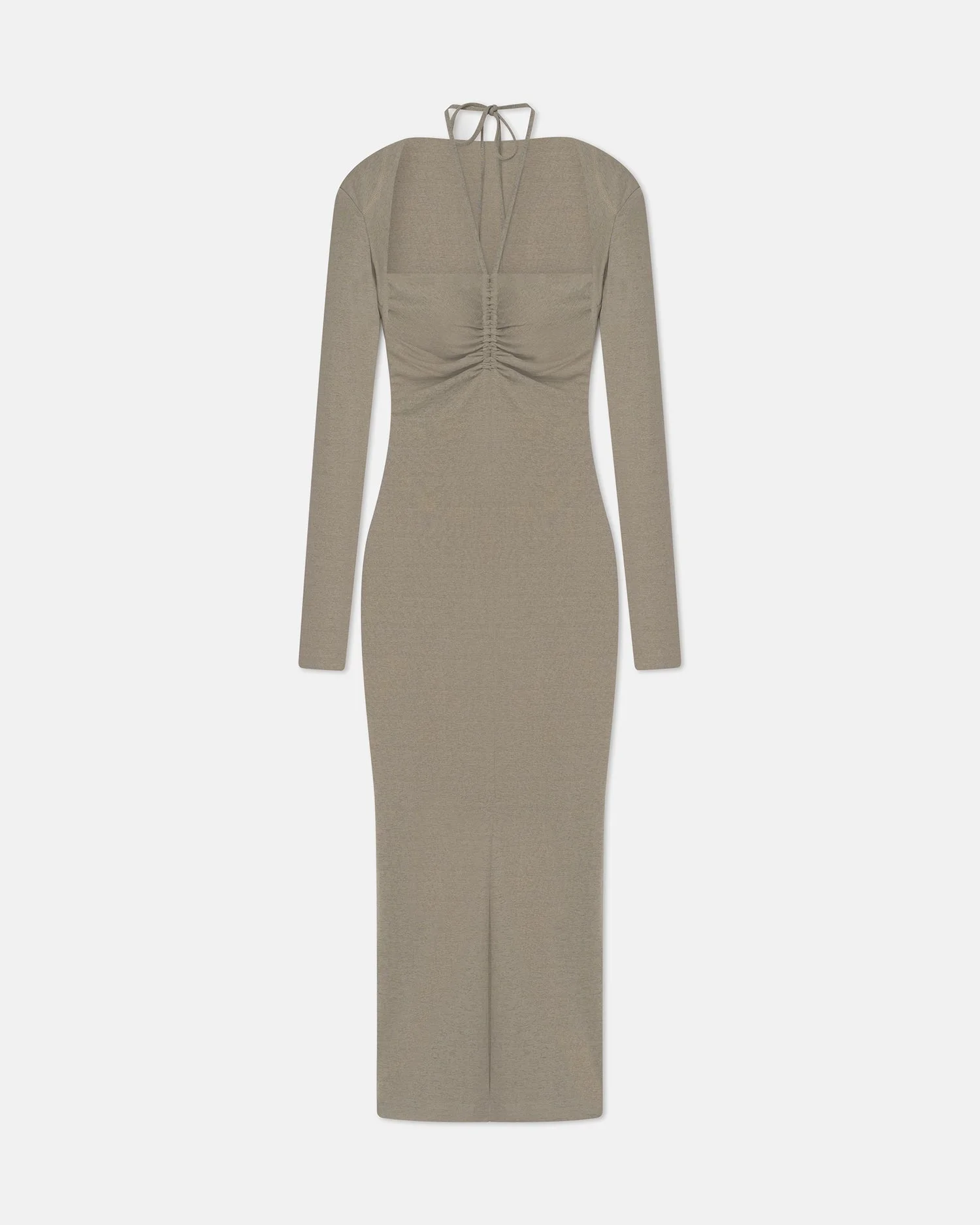 Mesh Jersey Dress - 1