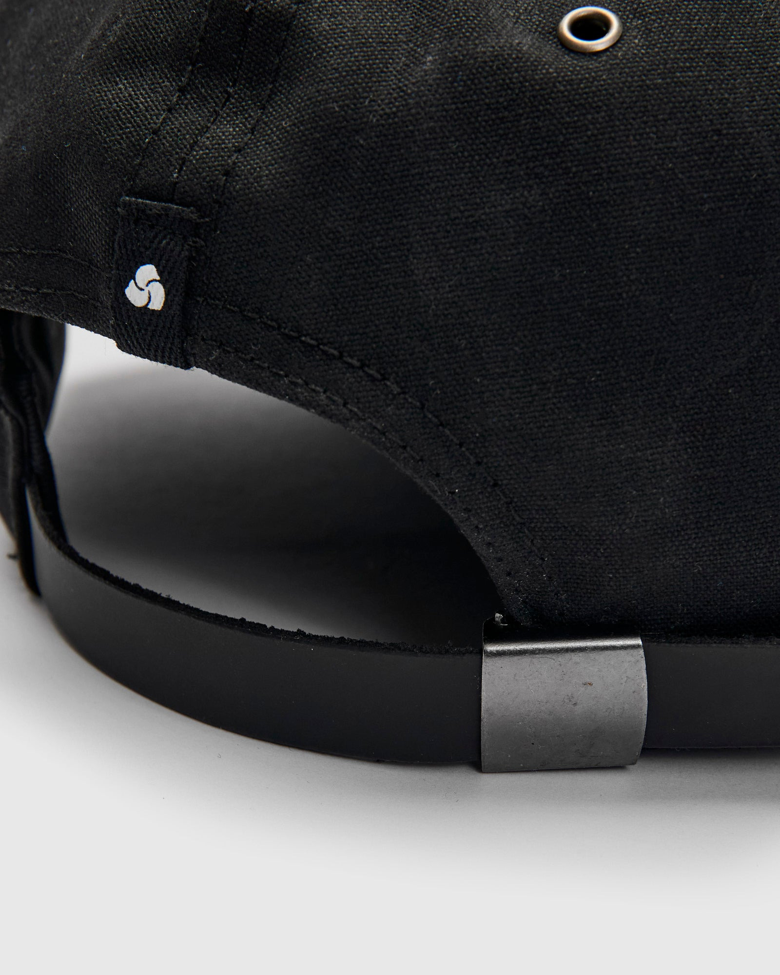 Waxed Canvas Baseball Cap in Black - 4