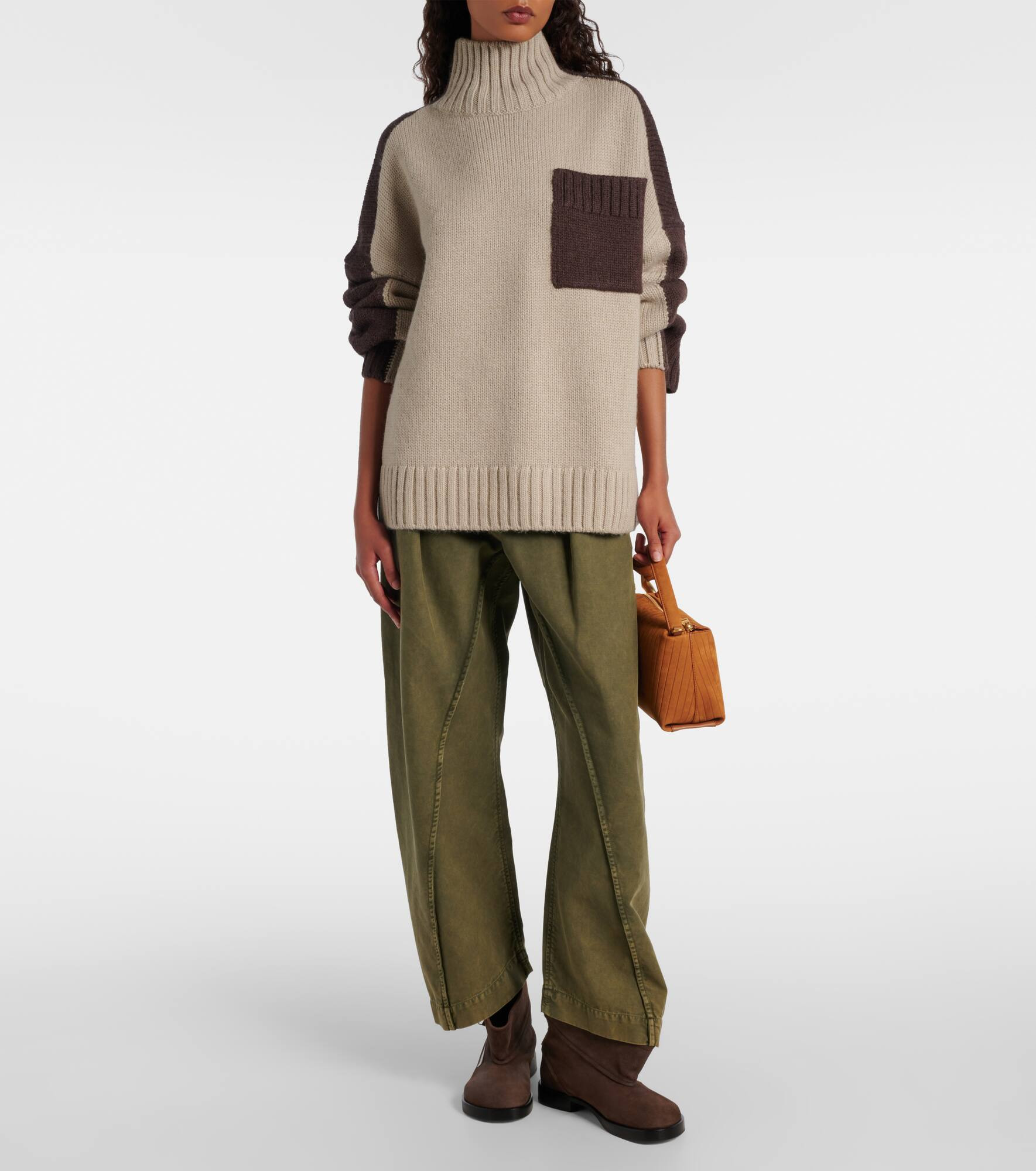 JWA Corner suede shoulder bag - 5