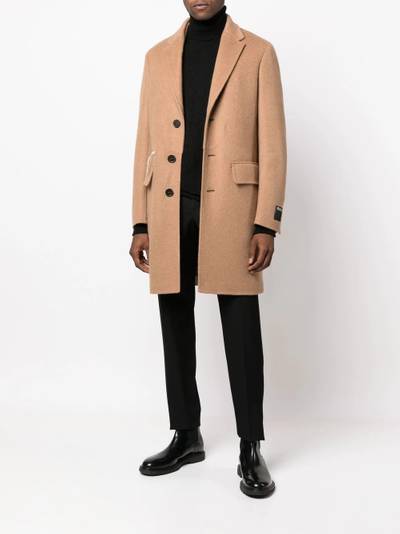 ZEGNA single-breasted button-fastening coat outlook