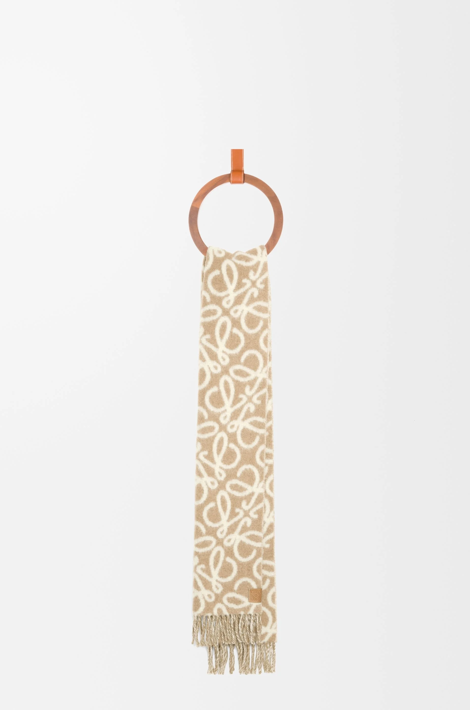 Anagram scarf in alpaca and wool - 1