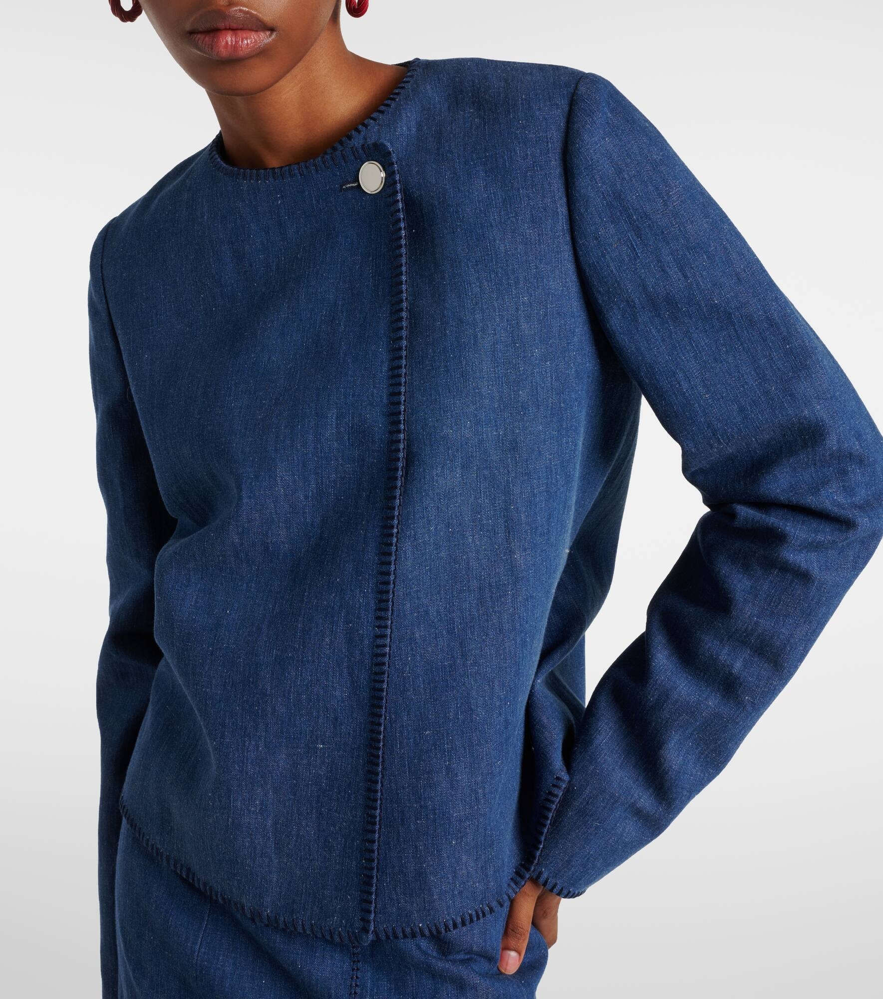 Wyn cotton and linen jacket - 6
