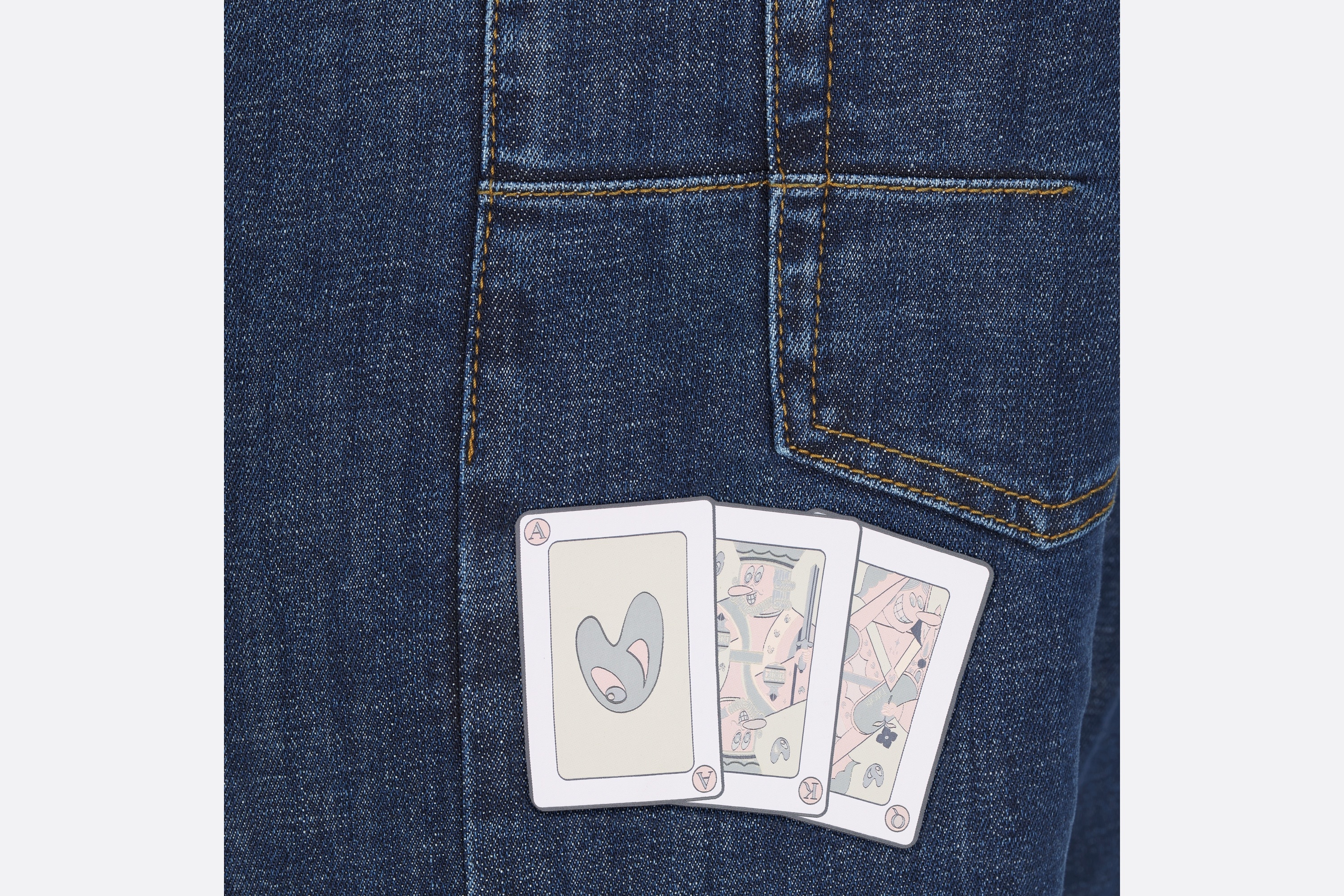 DIOR AND KENNY SCHARF Slim-Fit Jeans - 4