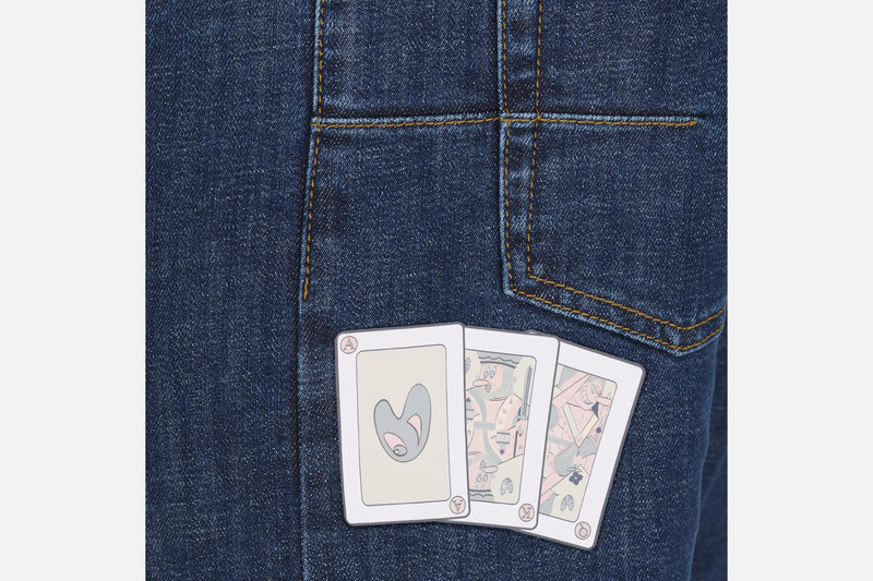 DIOR AND KENNY SCHARF Slim-Fit Jeans 4