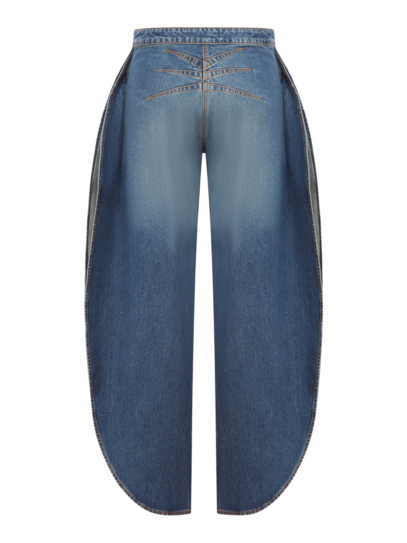 PETAL DENIM TROUSERS - 2