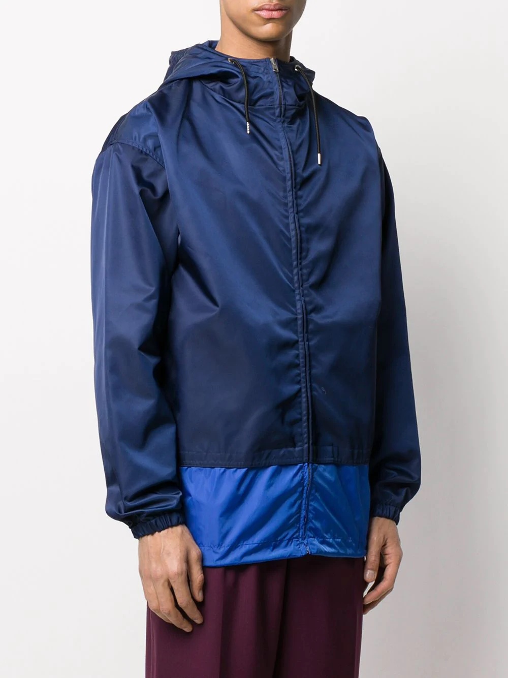 colour block lightweight jacket - 3