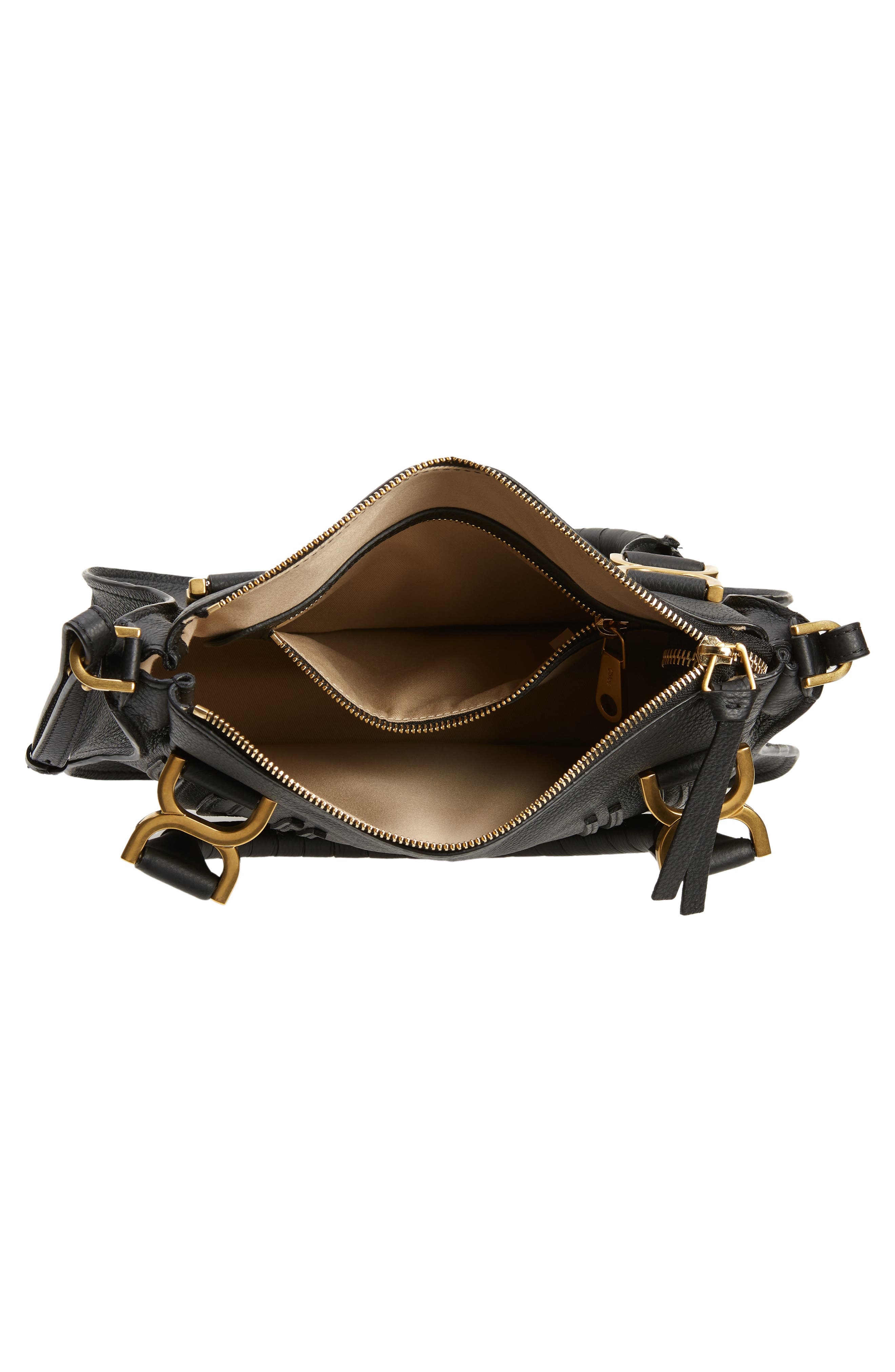 Small Marcie Leather Satchel - 5