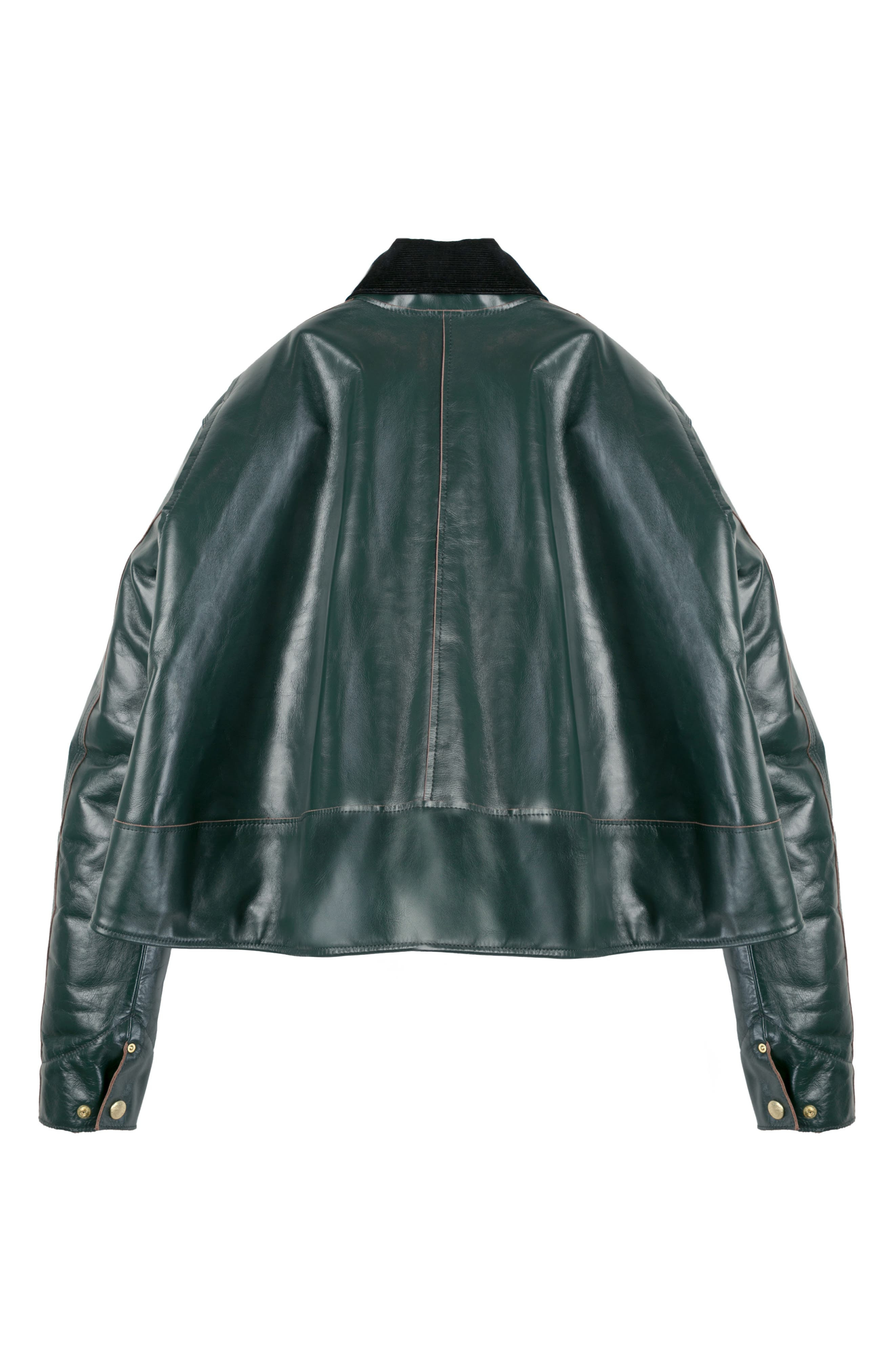 Sacai Carhartt WIP Leather Jacket in Green at Nordstrom - 2