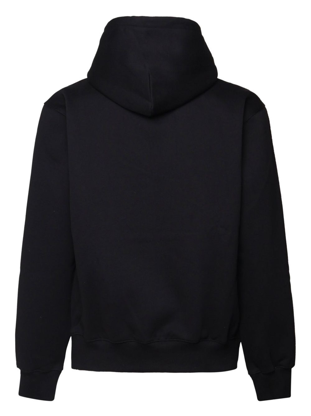 Logo cotton hoodie - 3