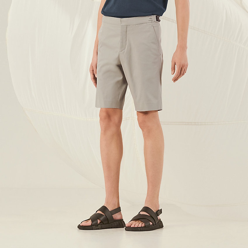 Saint Germain shorts with leather tab - 2