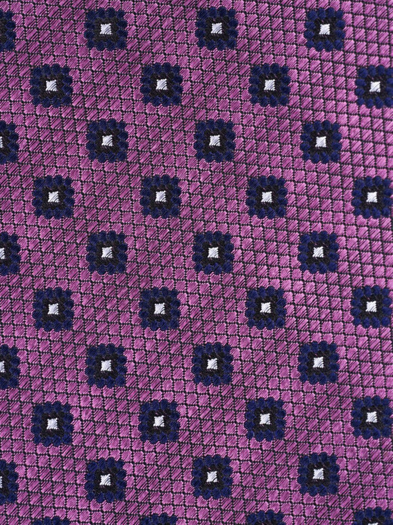 ZEGNA geometric silk tie outlook