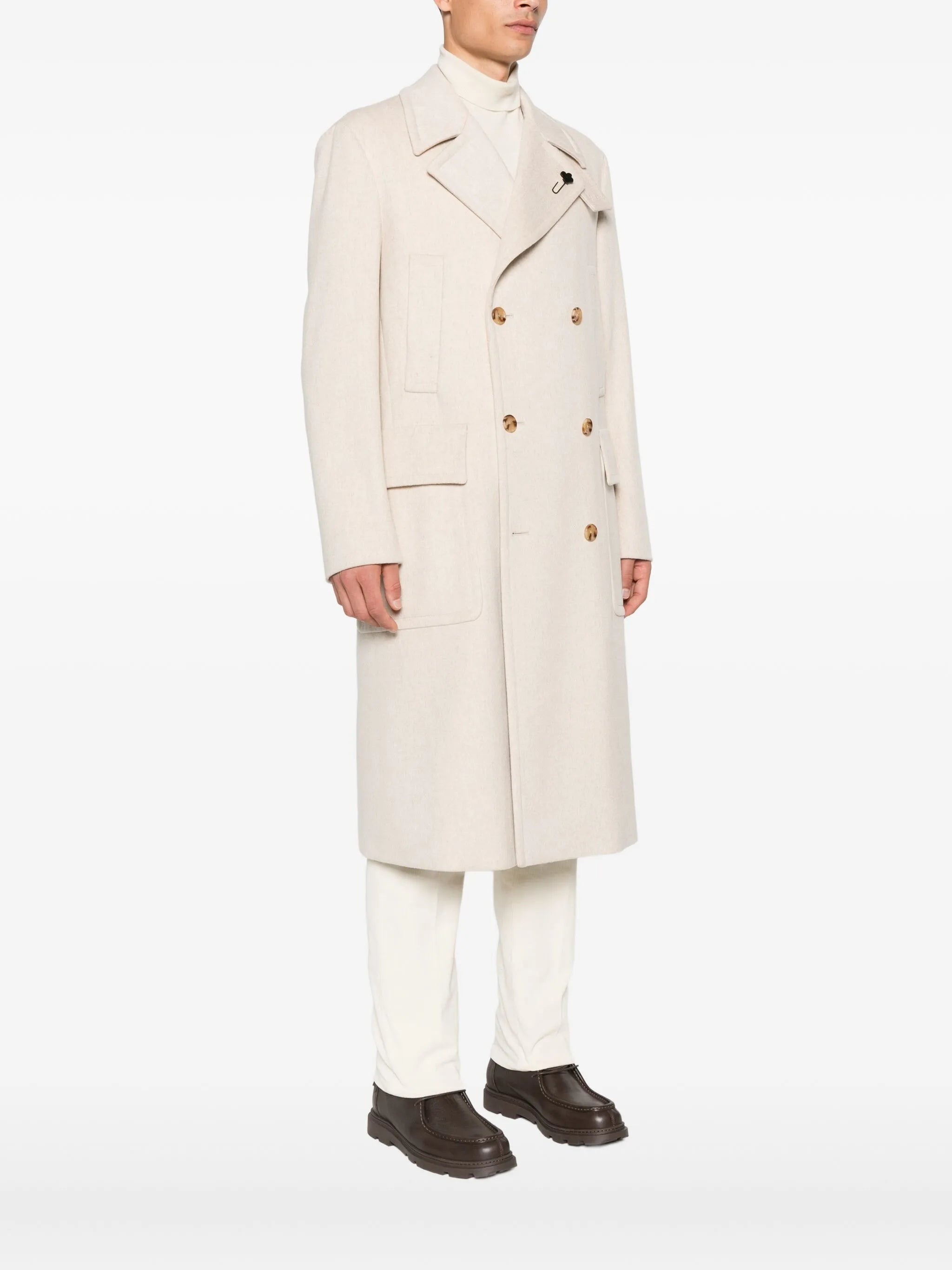 Lardini Double-breasted Coat - 4
