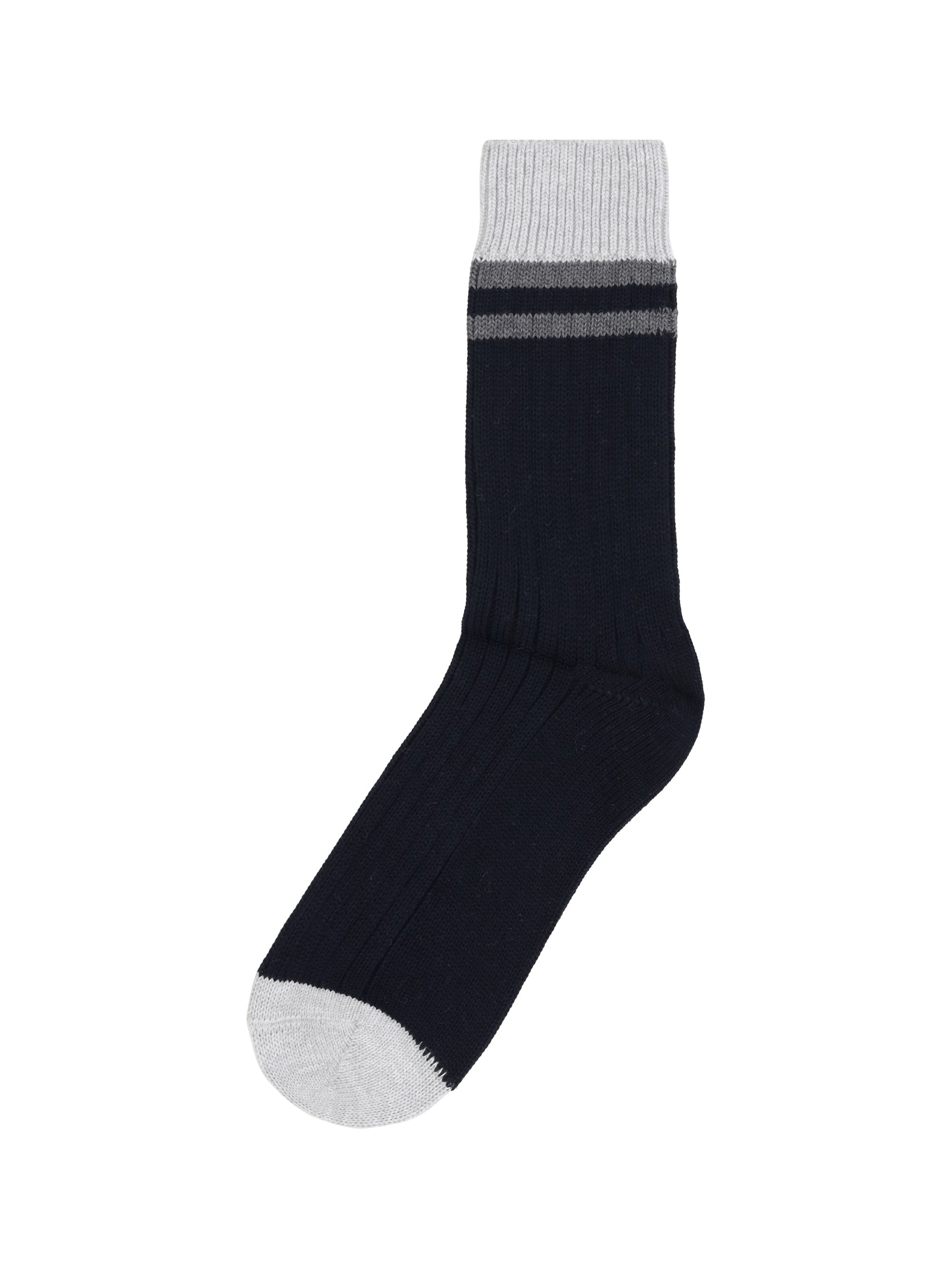 Brunello Cucinelli Men Cotton Socks - 2