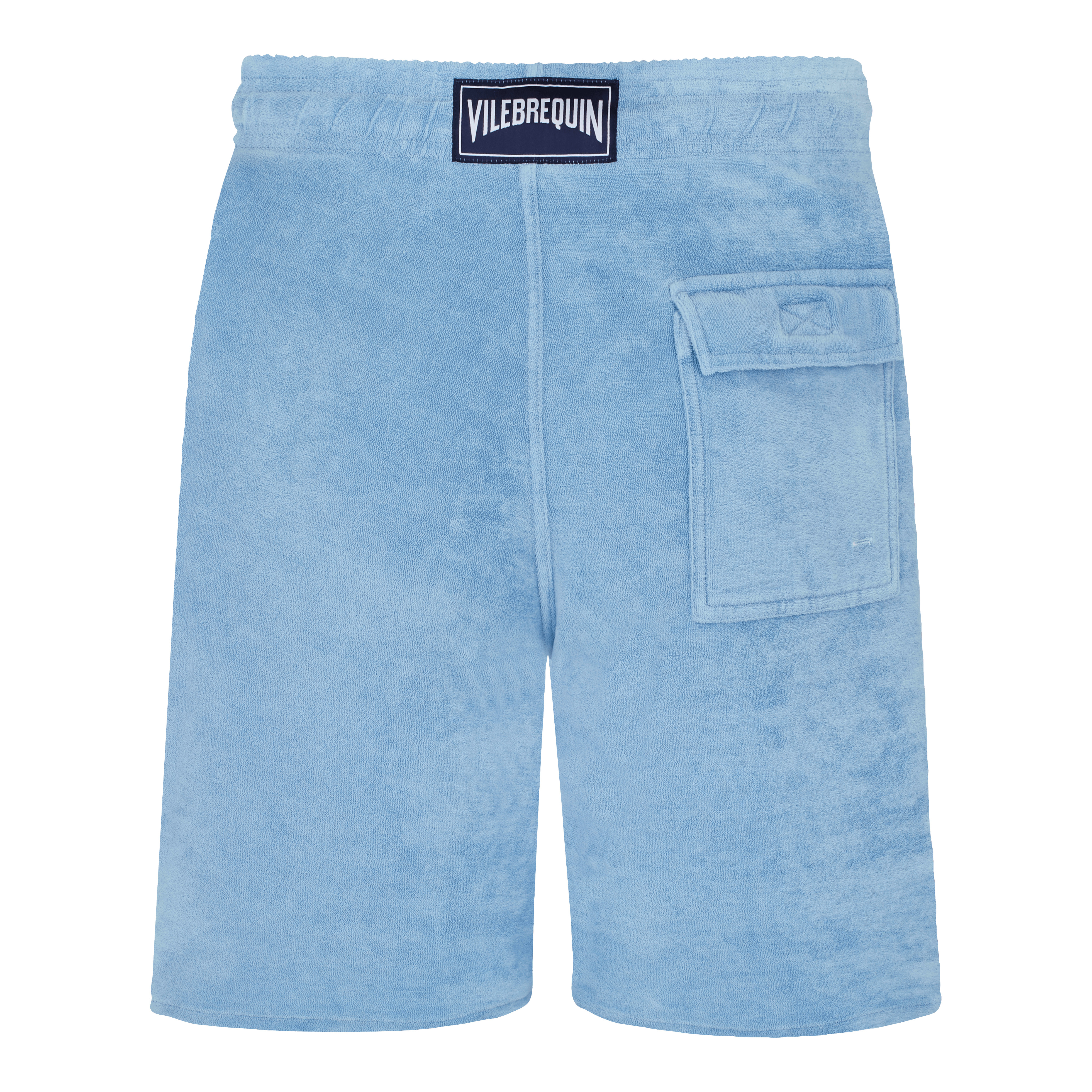 Men Bermuda Shorts Solid Mineral Dye - 2