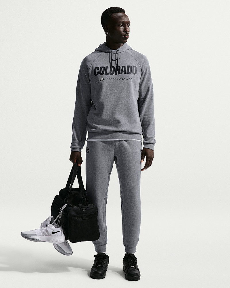 Colorado Buffaloes Nike NCAA Men's Basketball Coaches' Pullover Hoodie 4