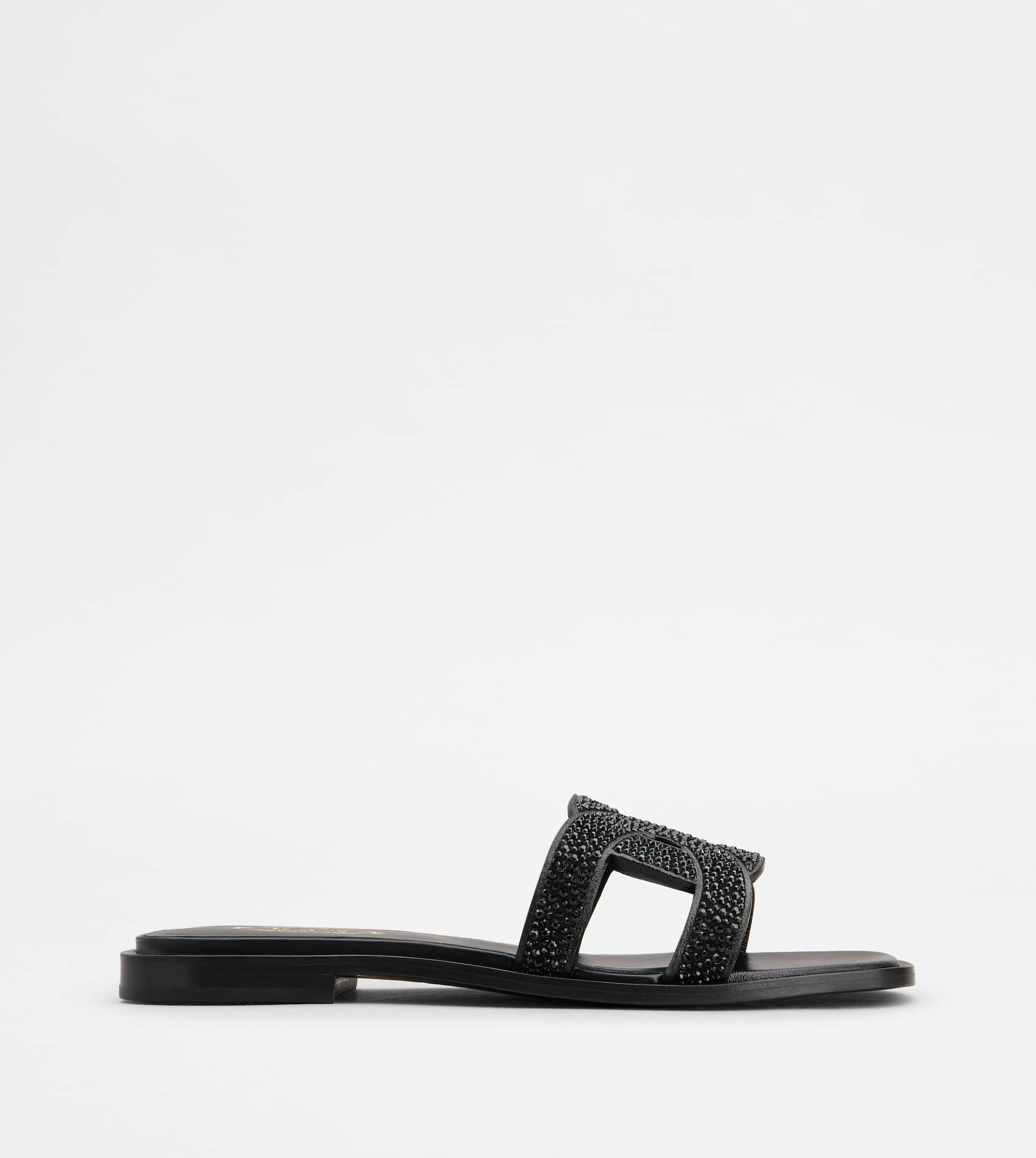 KATE SANDALS IN SUEDE - BLACK - 1