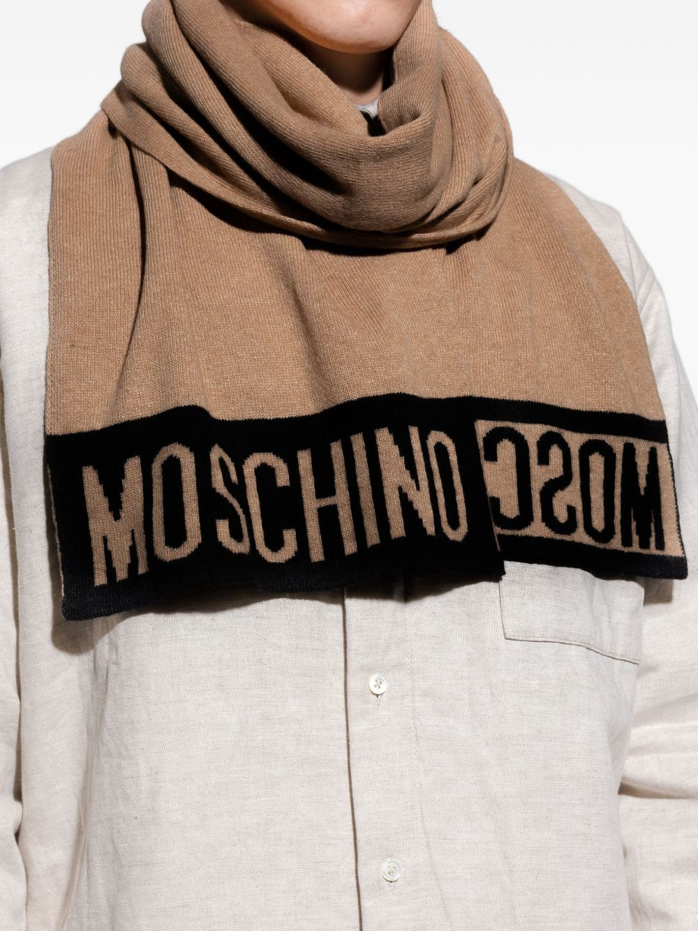 logo-detail scarf - 5