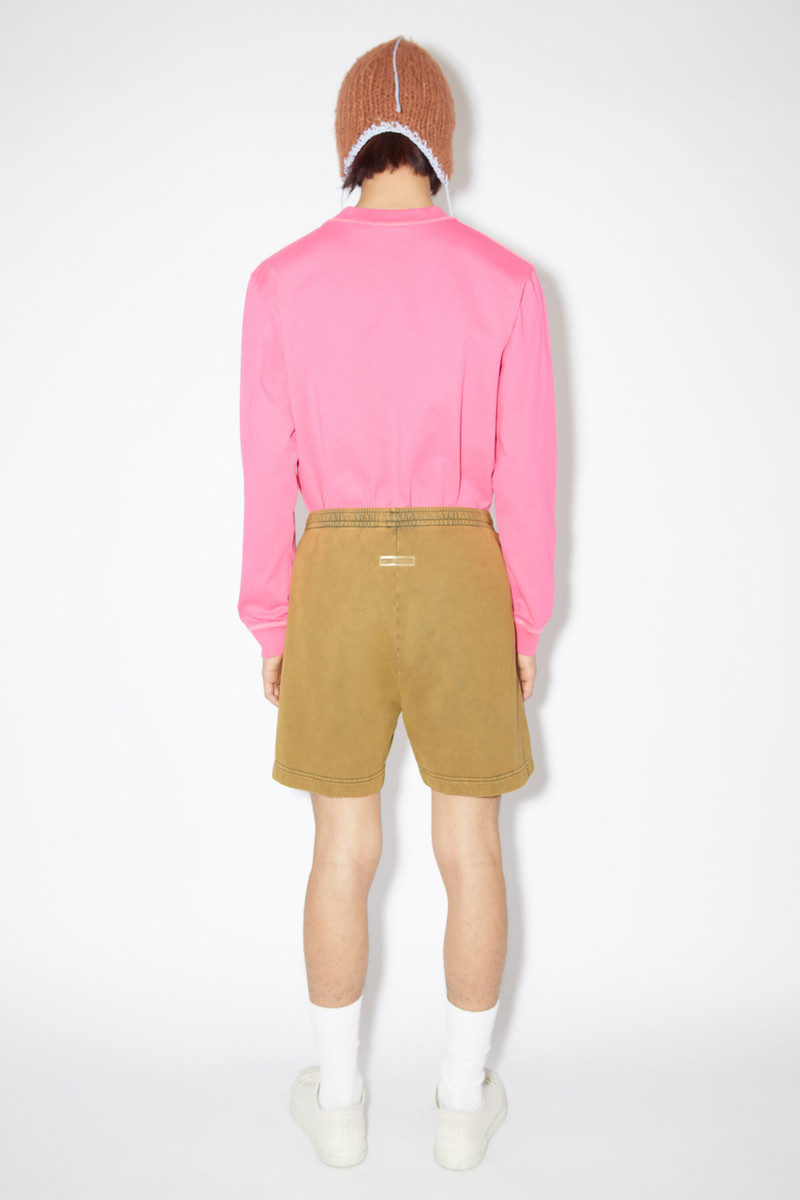 Cotton sweat shorts - Sage green 3