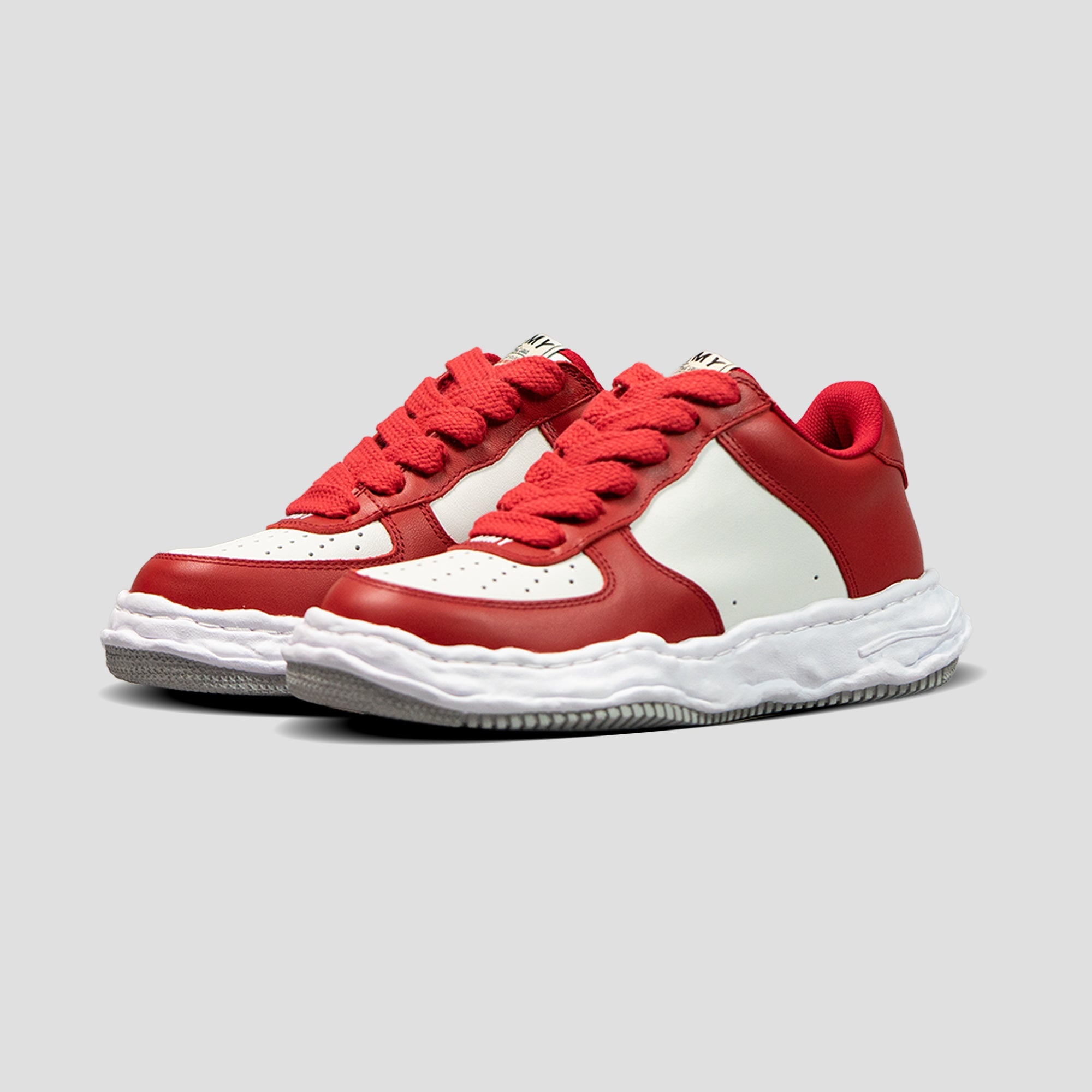 WAYNE OG SOLE LOW-TOP LEATHER SNEAKERS - 2