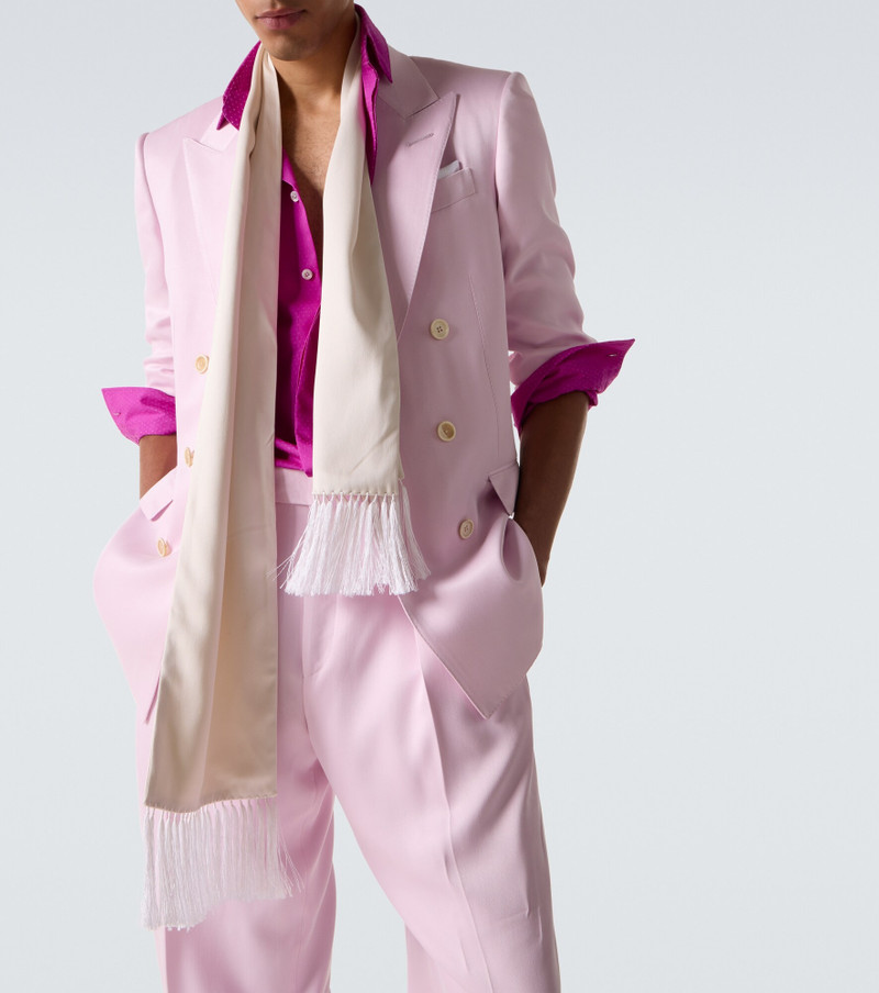 TOM FORD Silk gabardine scarf outlook