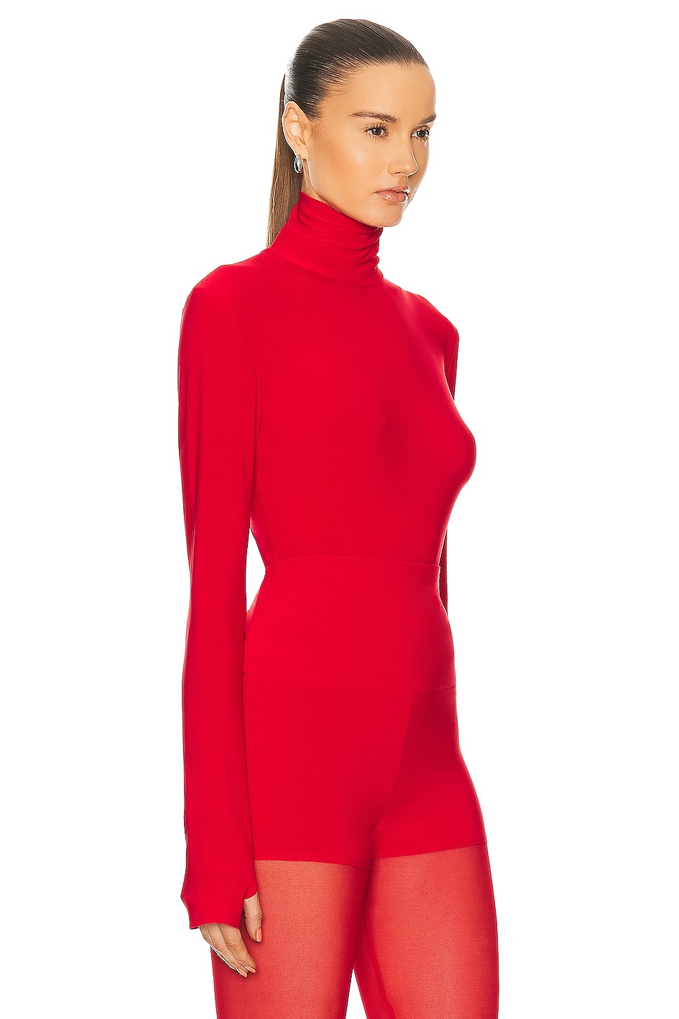 Slim Fit Long Sleeve Turtle Top - 2