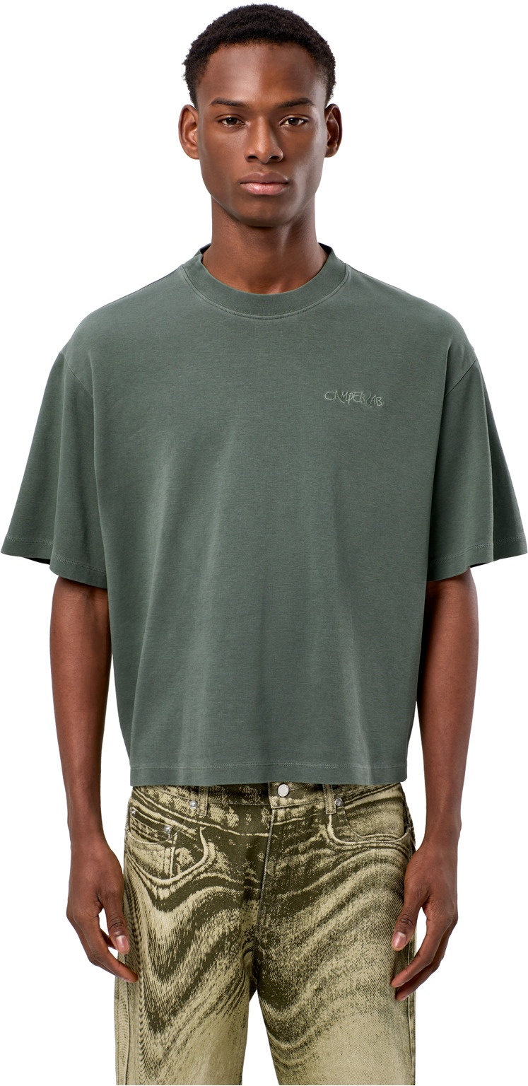 Green Cotton T-shirt - 2
