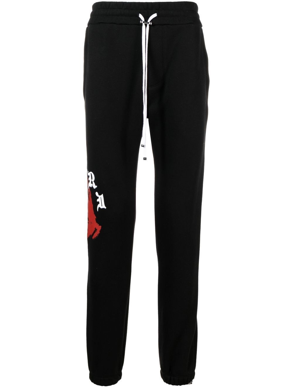 logo-print track pants - 1