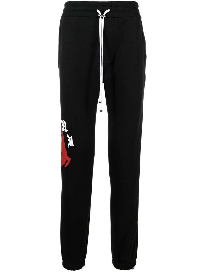 logo-print track pants - 1