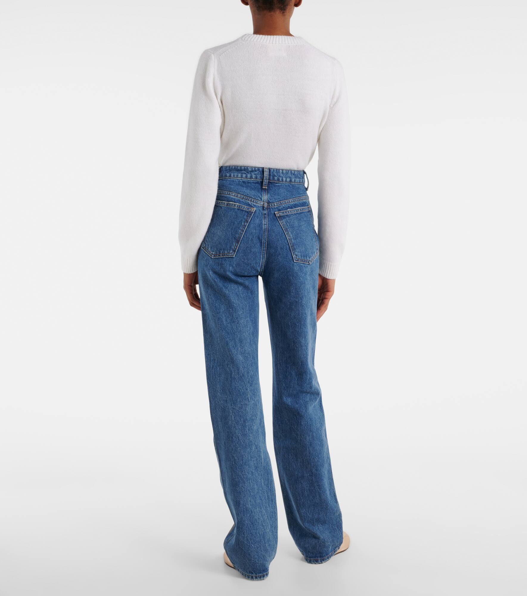 Danielle high-rise straight jeans - 3