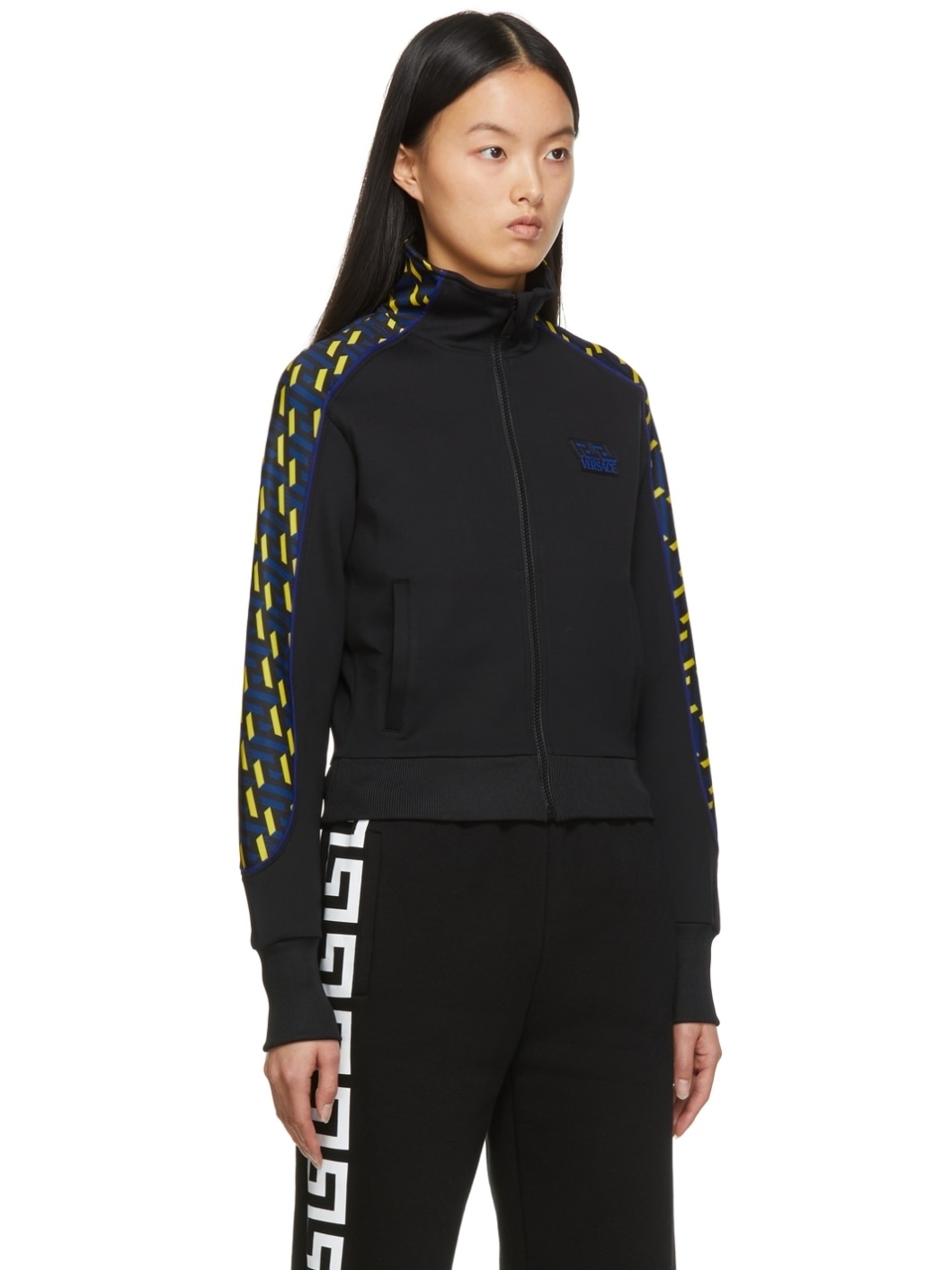 Greca Signature Accent Track Jacket - 2