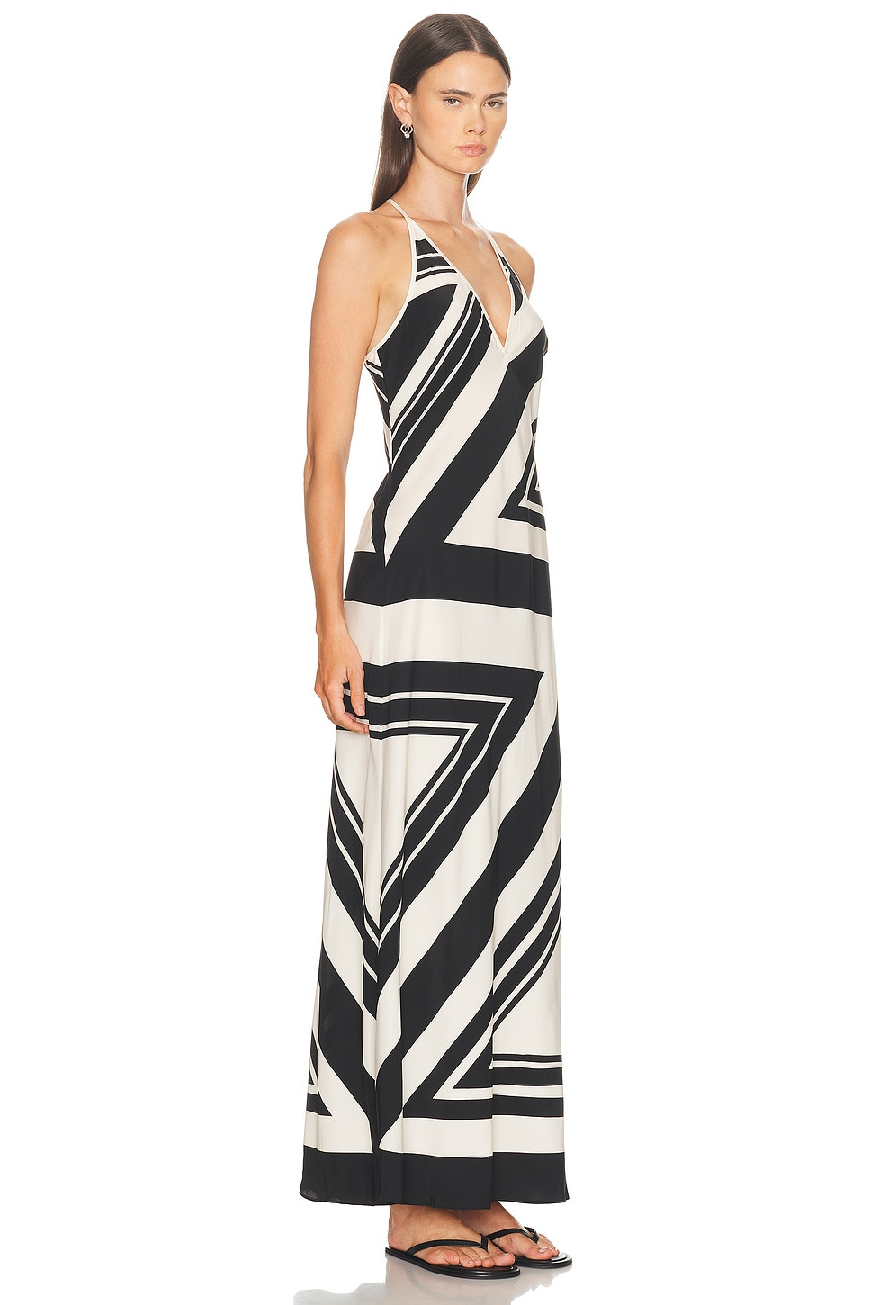 Pietra V Neck Slip Dress - 2