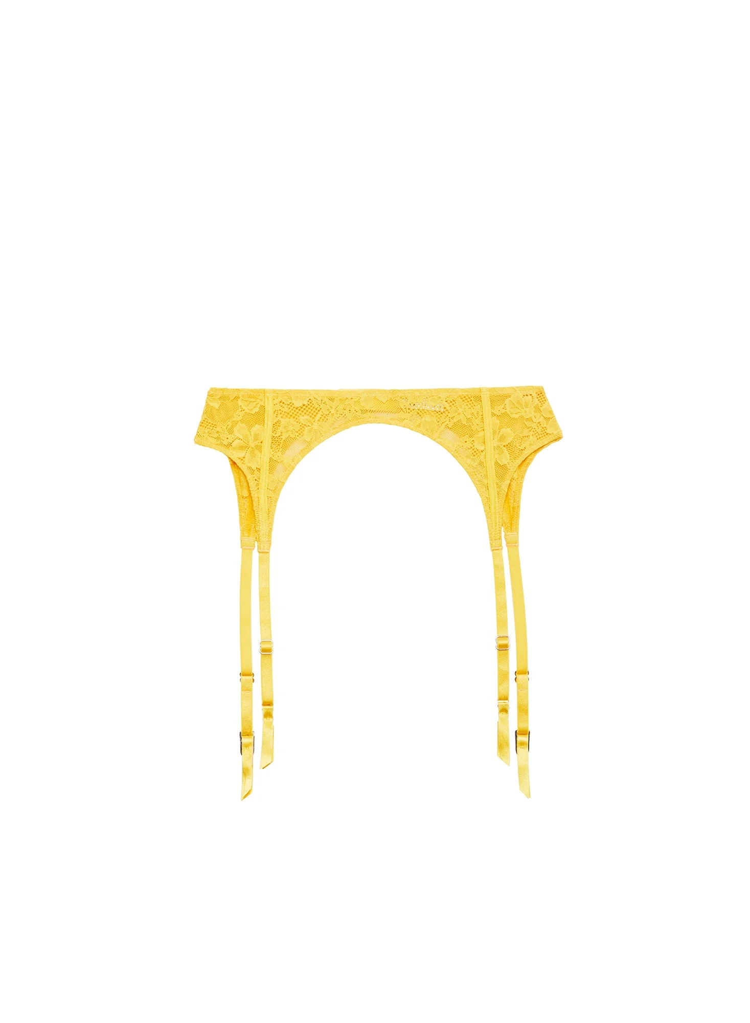 Le Stretch Lace Garter Belt - 1