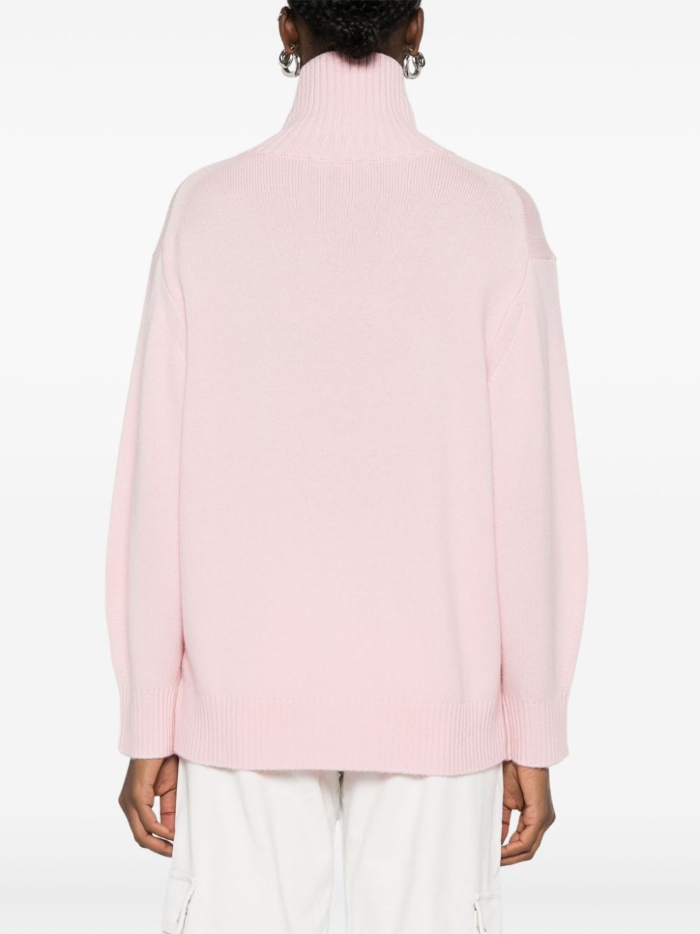 roll-neck wool-cashmere jumper - 4
