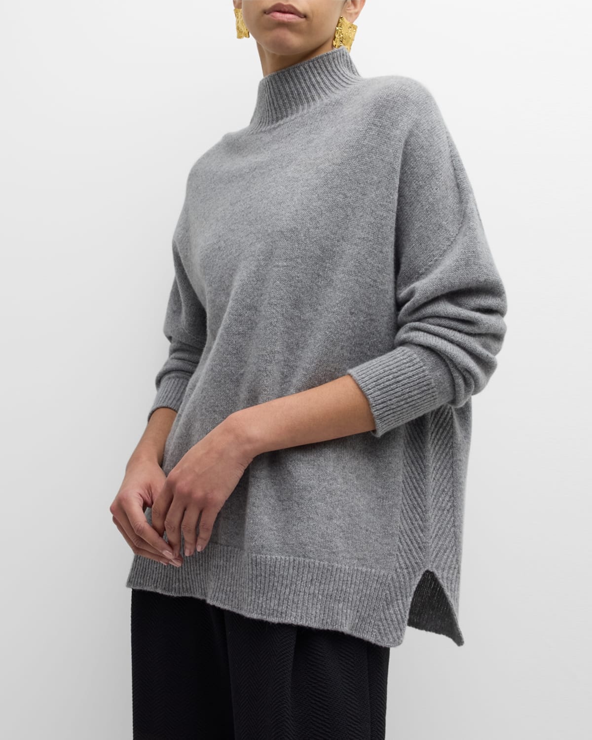 Turtleneck Wool-Cashmere Sweater - 7