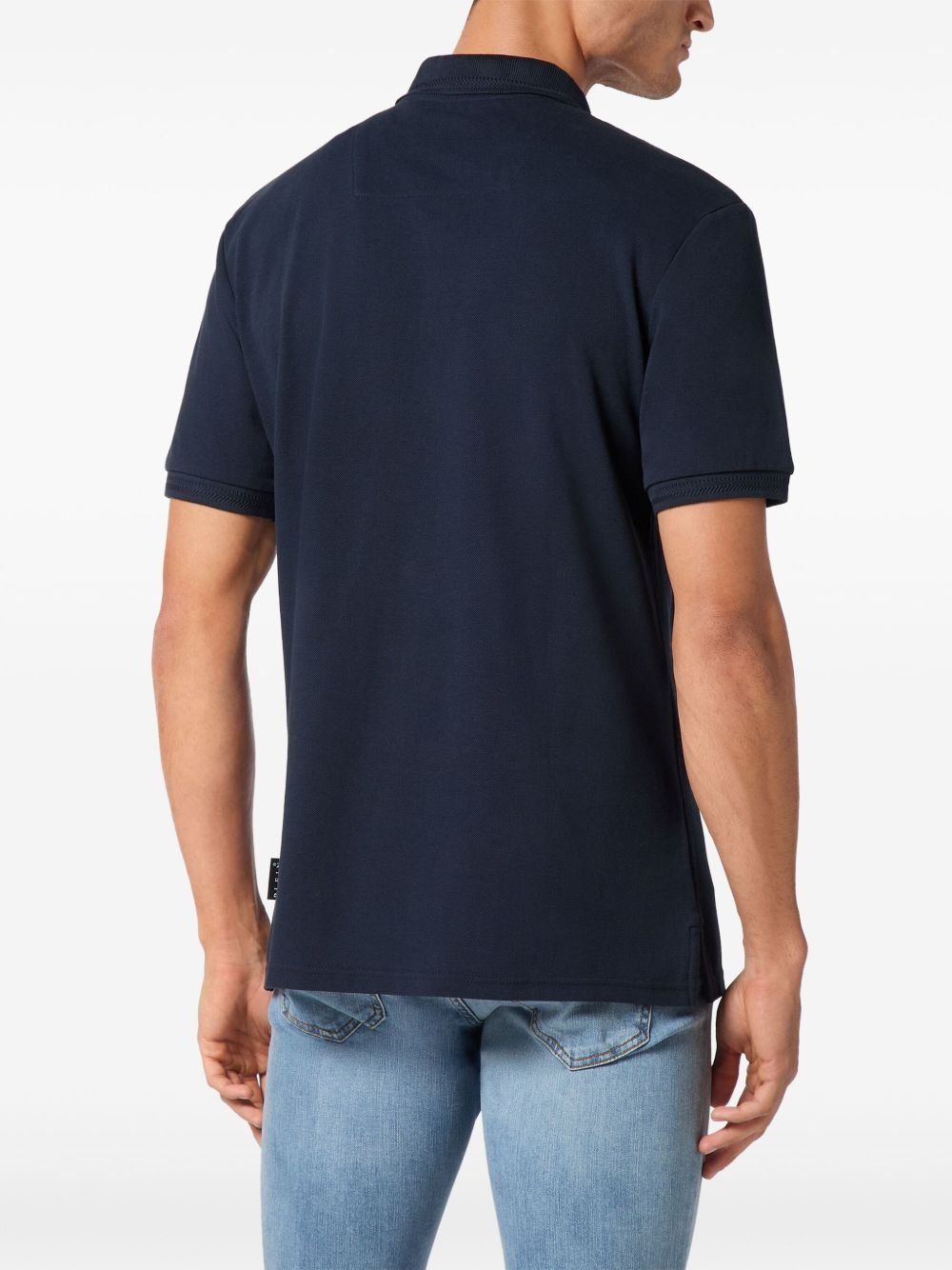logo-appliqué polo shirt - 4